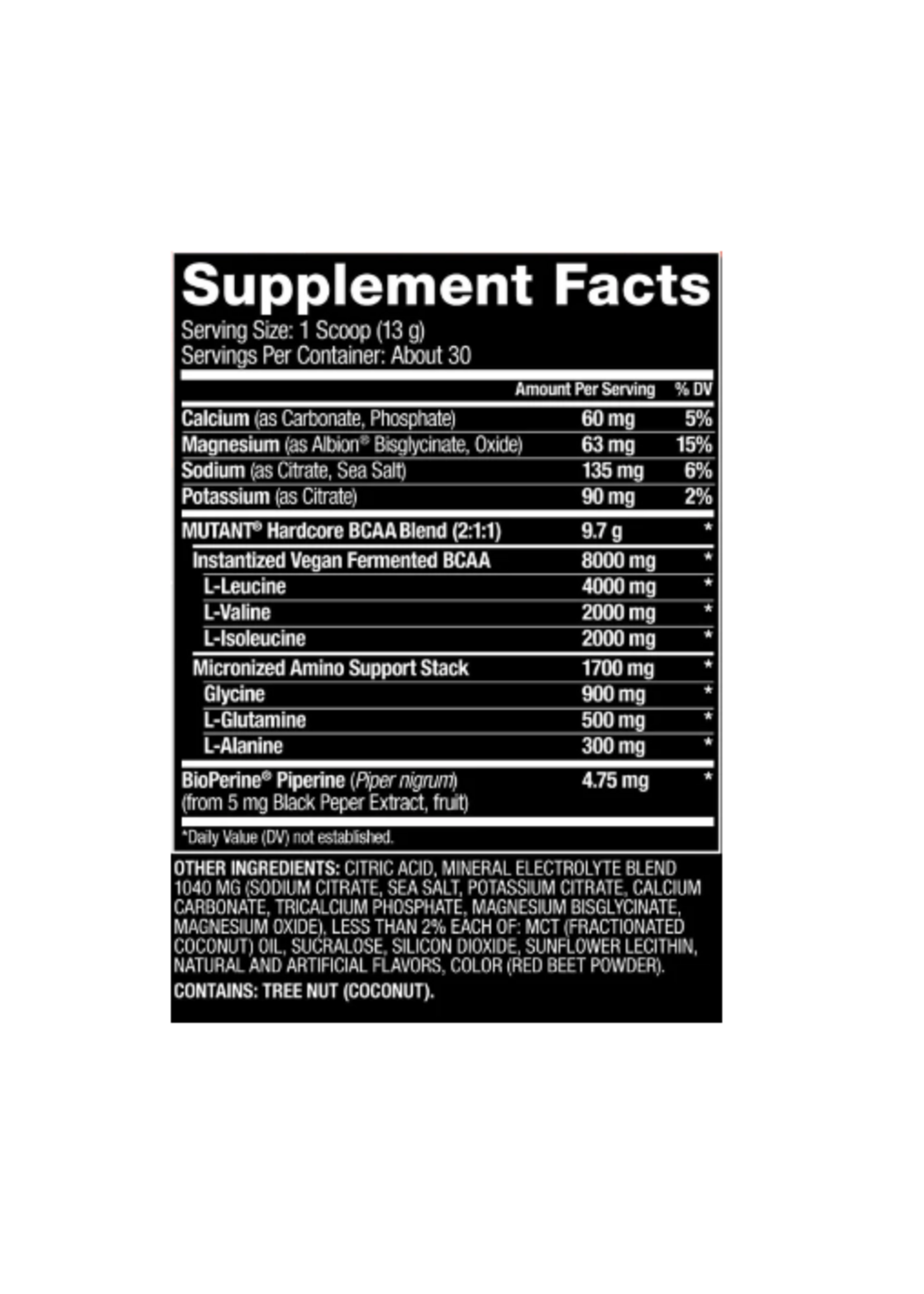 MUTANT HARDCORE BCAA MUTANT