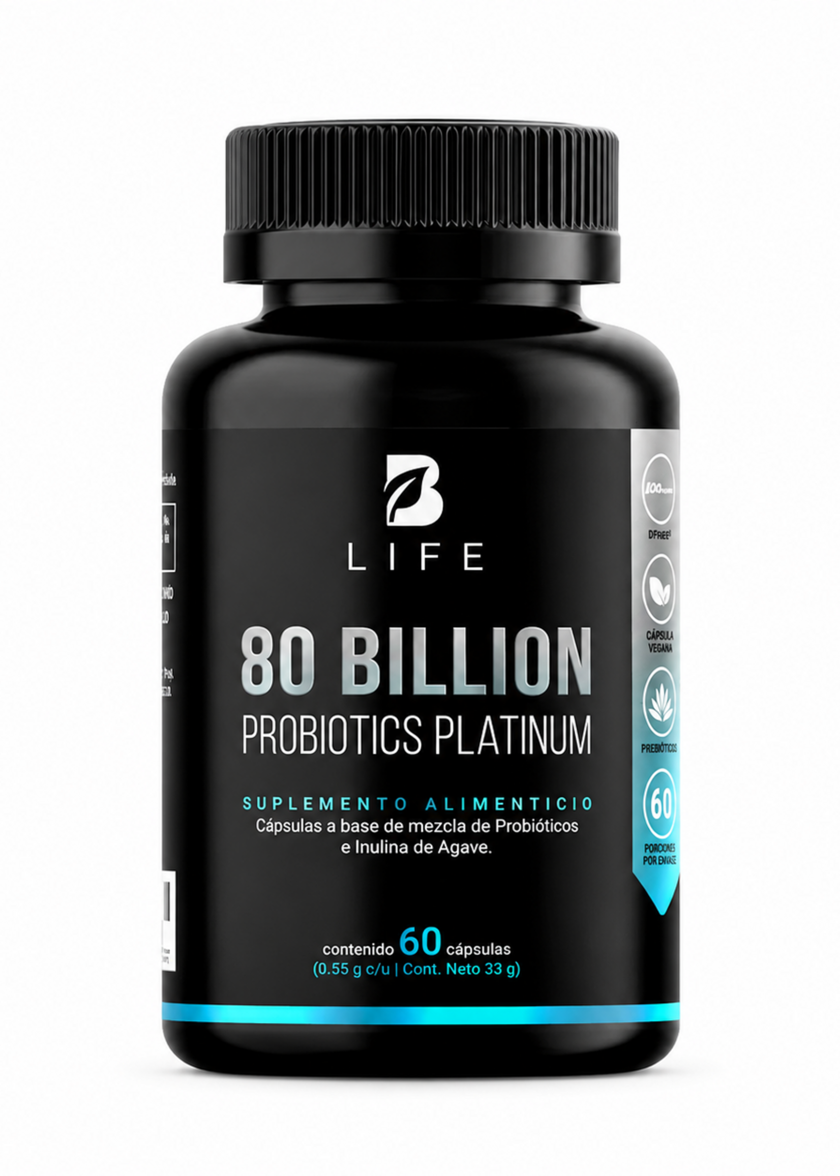 B LIFE 80 BILLONES DE PROBIOTICOS B LIFE 550 MG 60 CAP