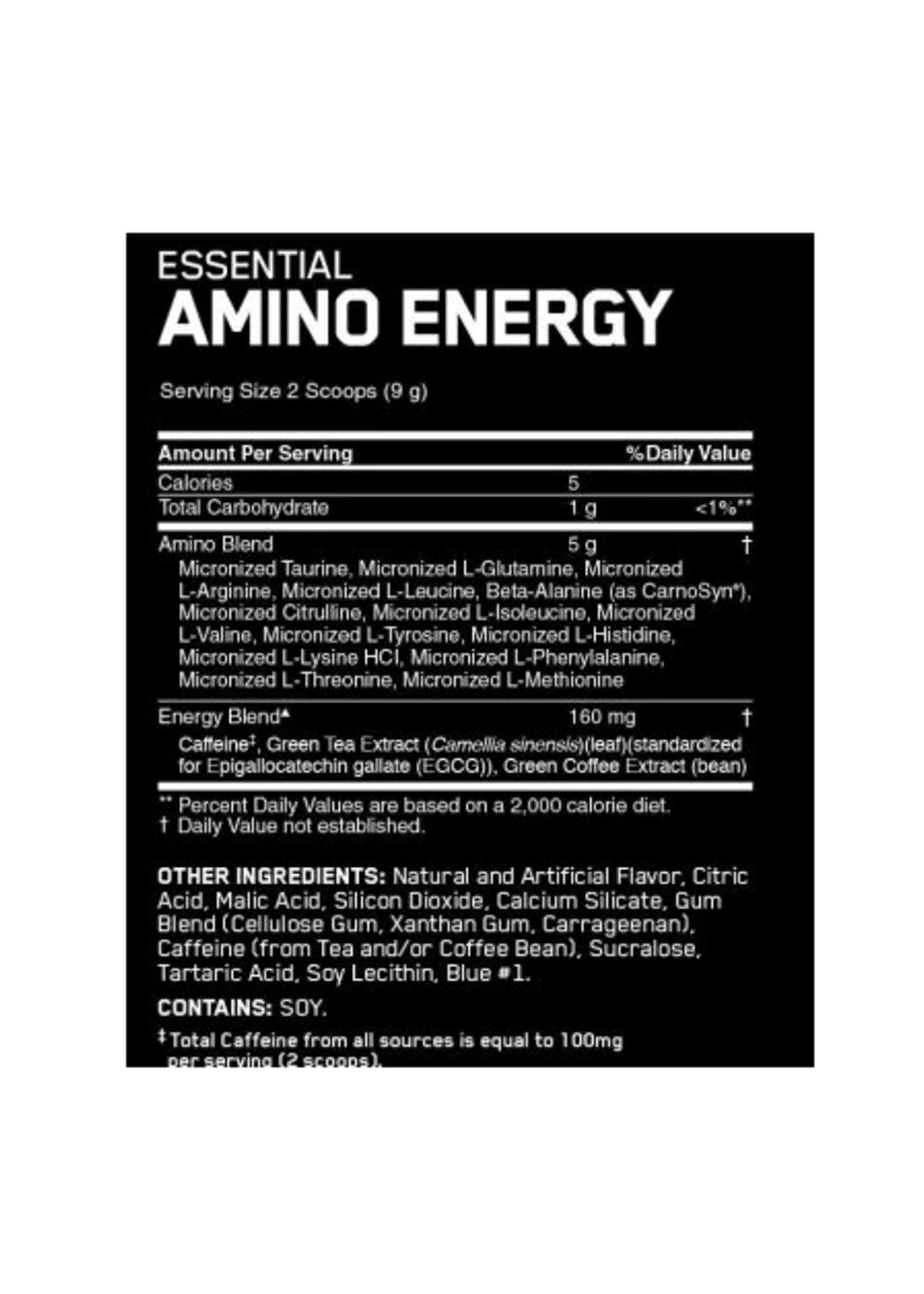 ON AMINO ENERGY 30 SERV