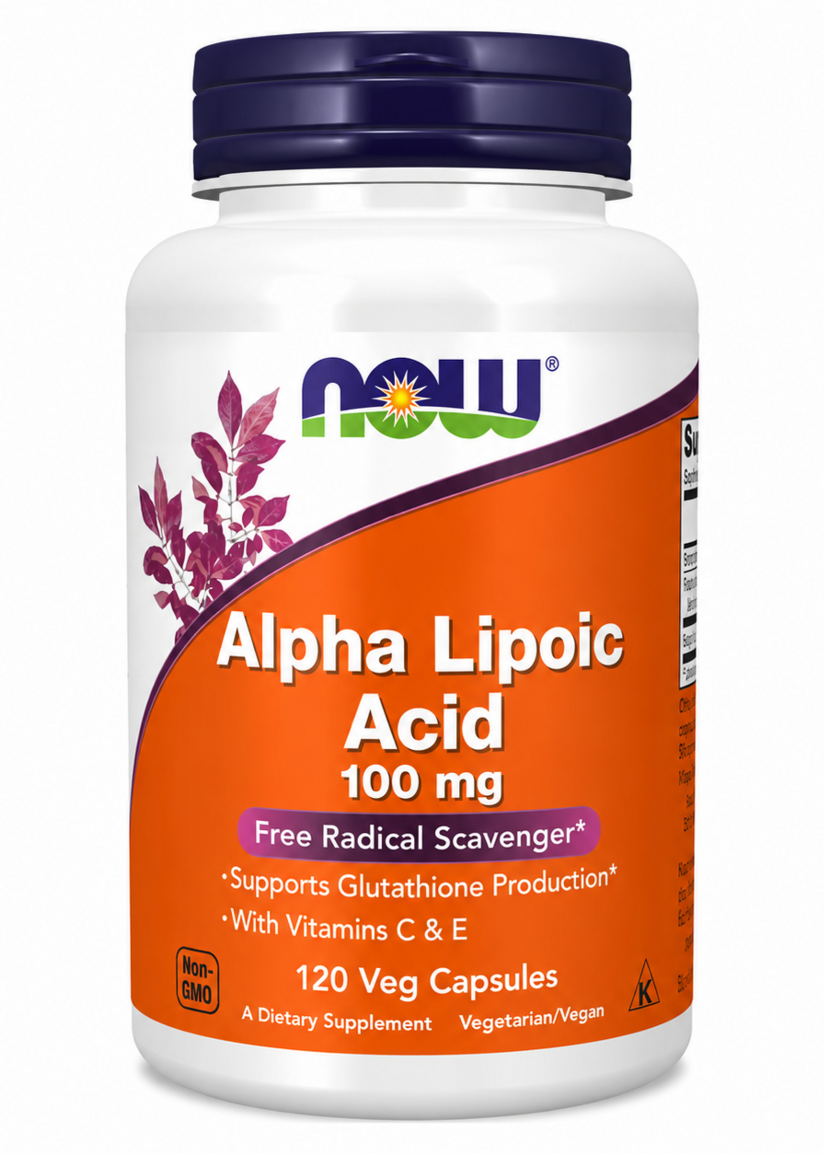 NOW ALPHA LIPOIC ACID NOW 100 MG 60 CAP