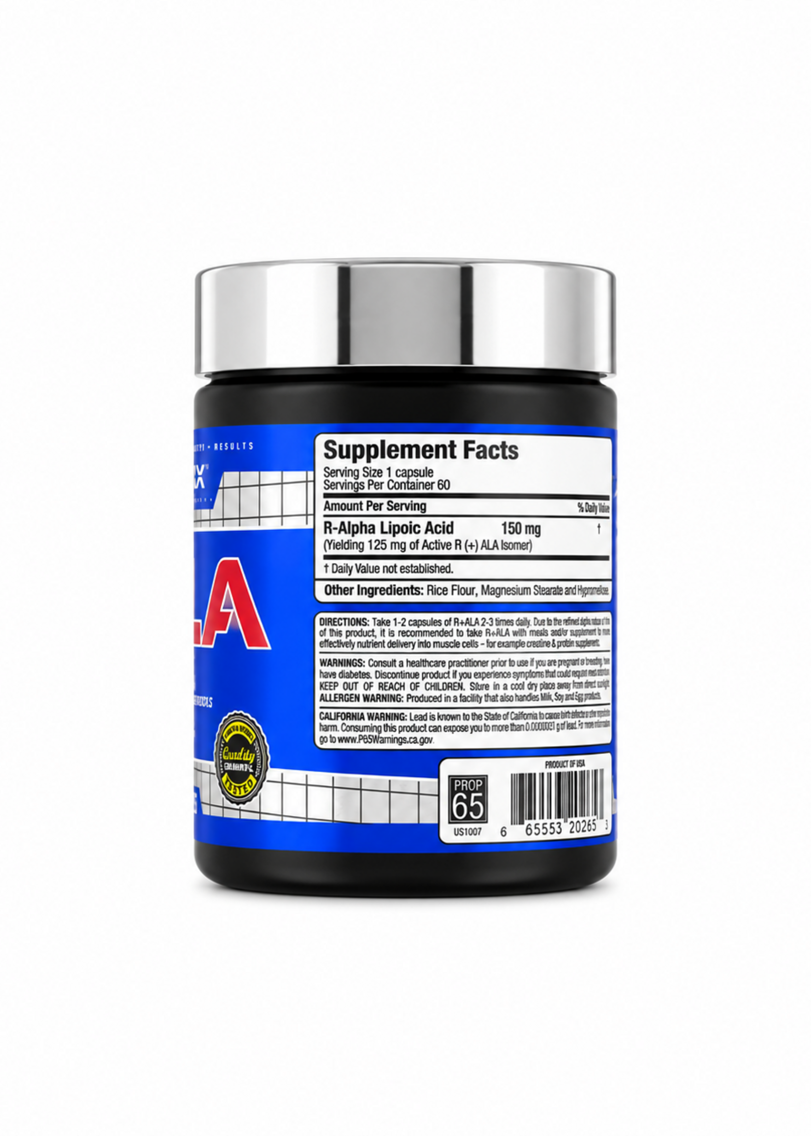 ALLMAX RALA ALLMAX (ALPHA LIPOIC) 150 MG 60 CAP