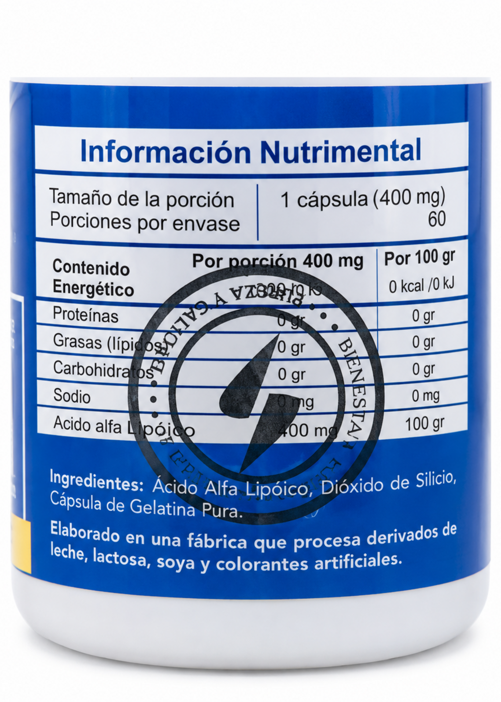 RALA ESSENTIAL (ALPHA LIPOIC) 400 MG 60 CAP