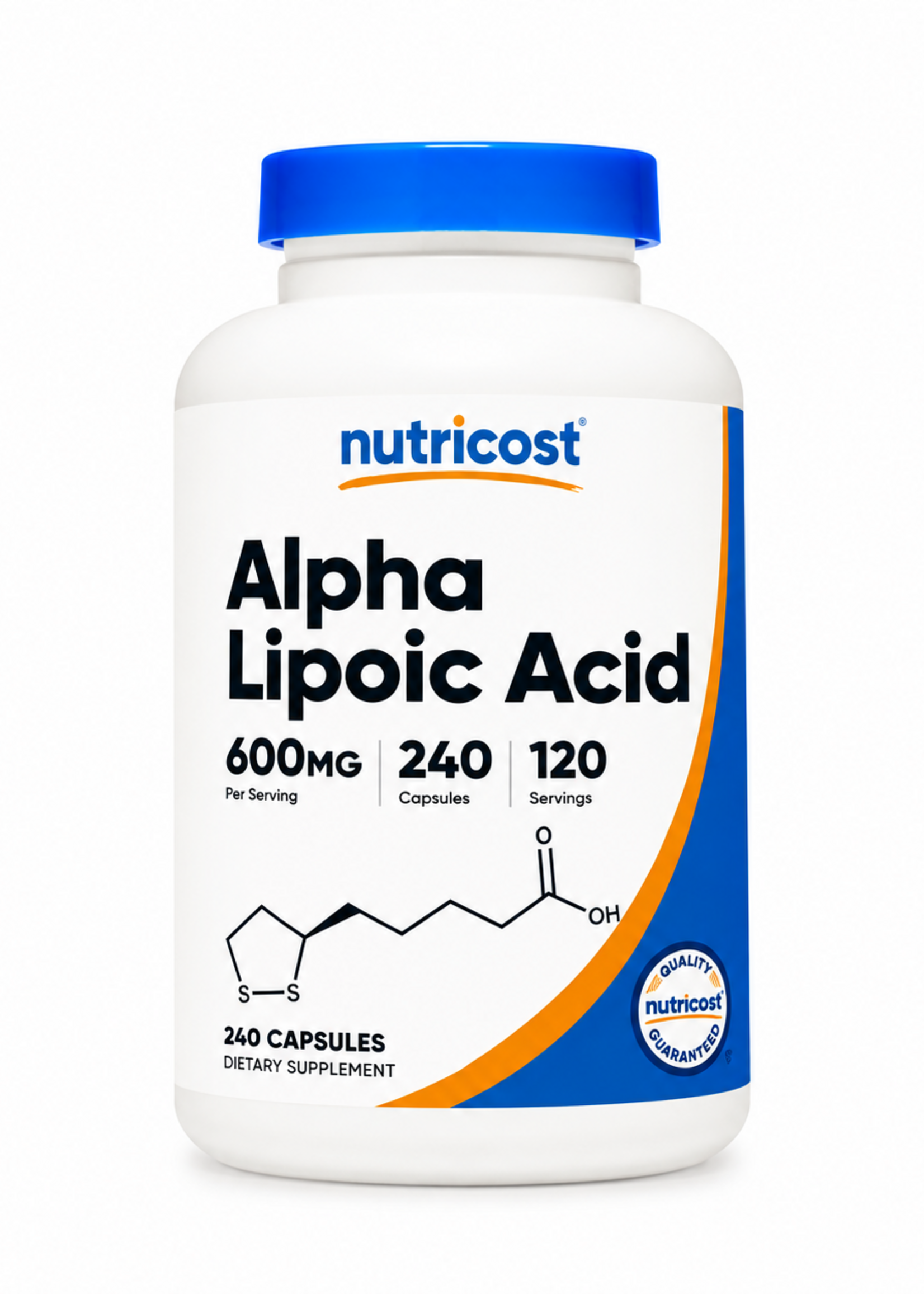 NUTRICOST ALPHA LIPOIC ACID 600MG 240 CAP NUTRICOST