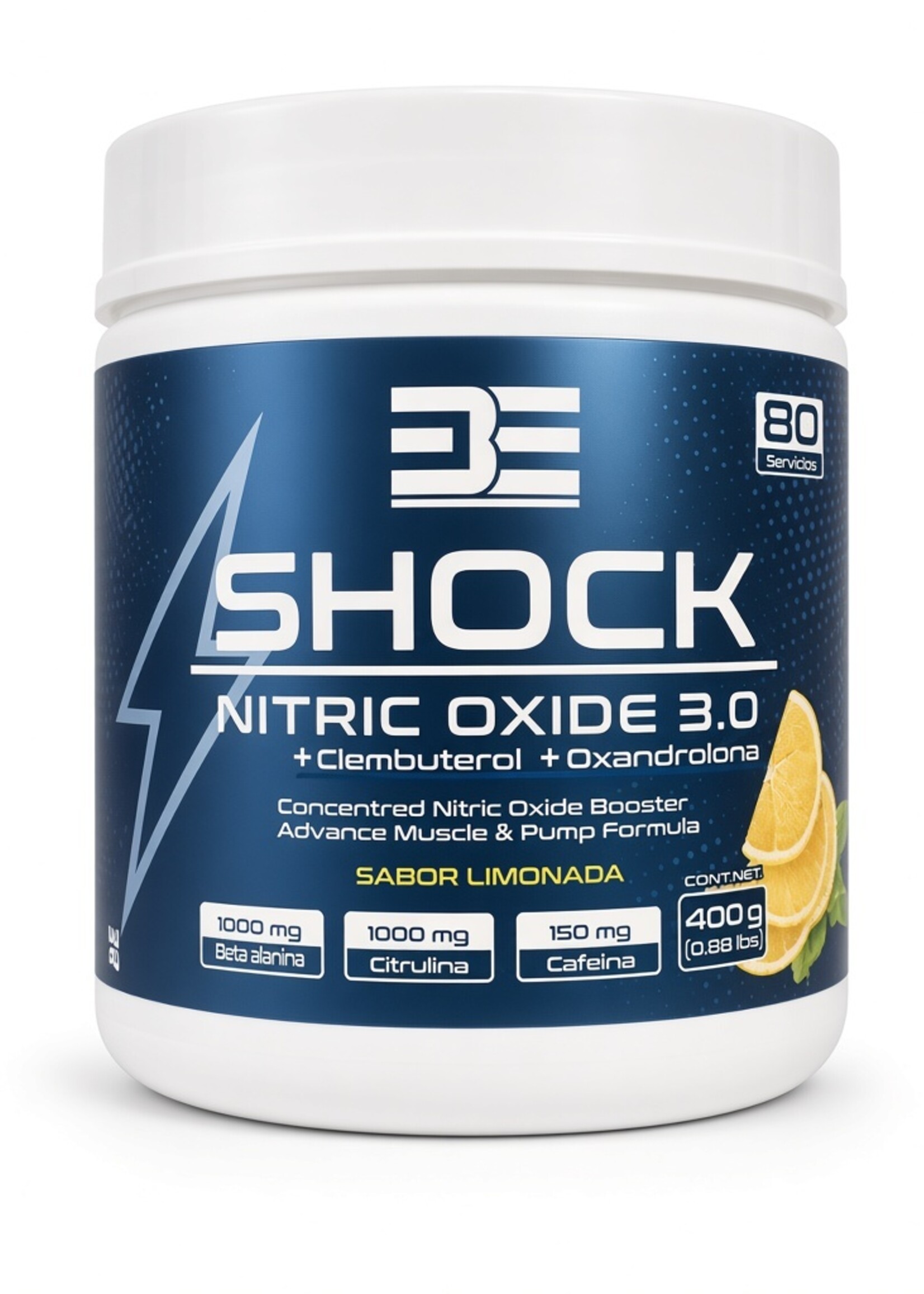 BLUE SHOCK NITRIC 3.0 + CLEMBU + OXA 80 SERV