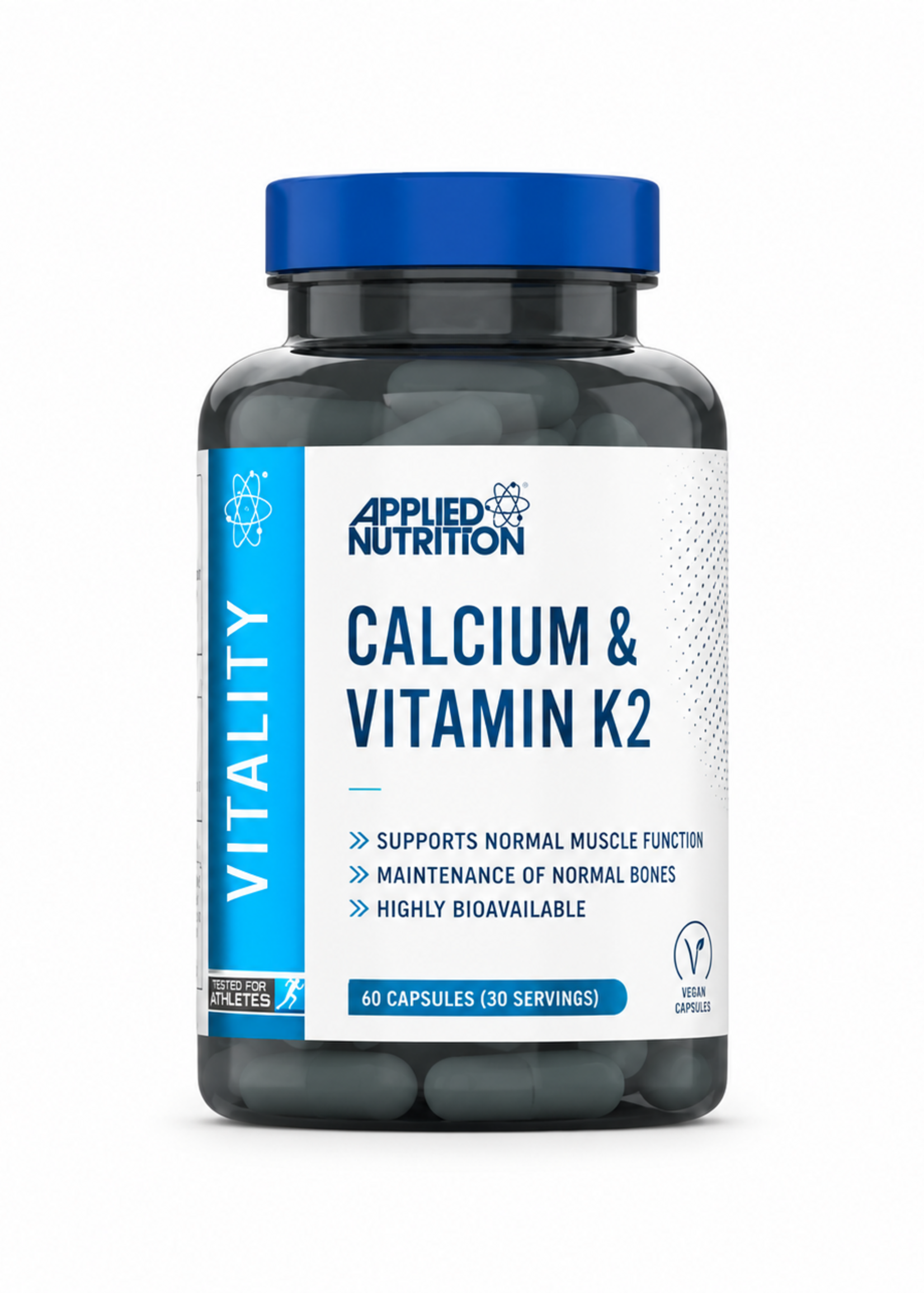 APPLIED NUTRITION CALCIUM Y VITAMINA K2 60 CAP APPLIED NUTRITION
