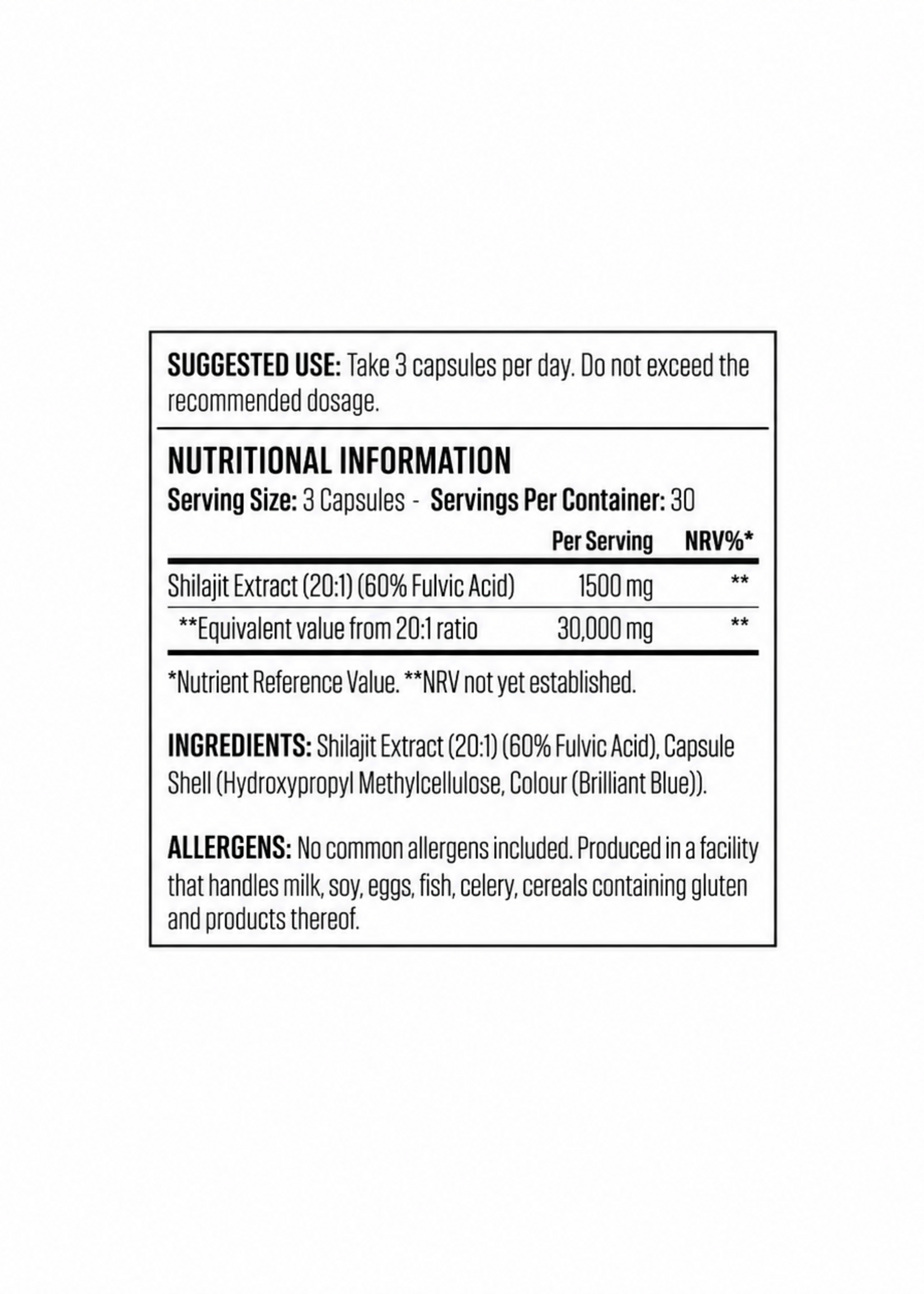 APPLIED NUTRITION SHILAJIT 30,000 MG 90 CAP APPLIED NUTRITION