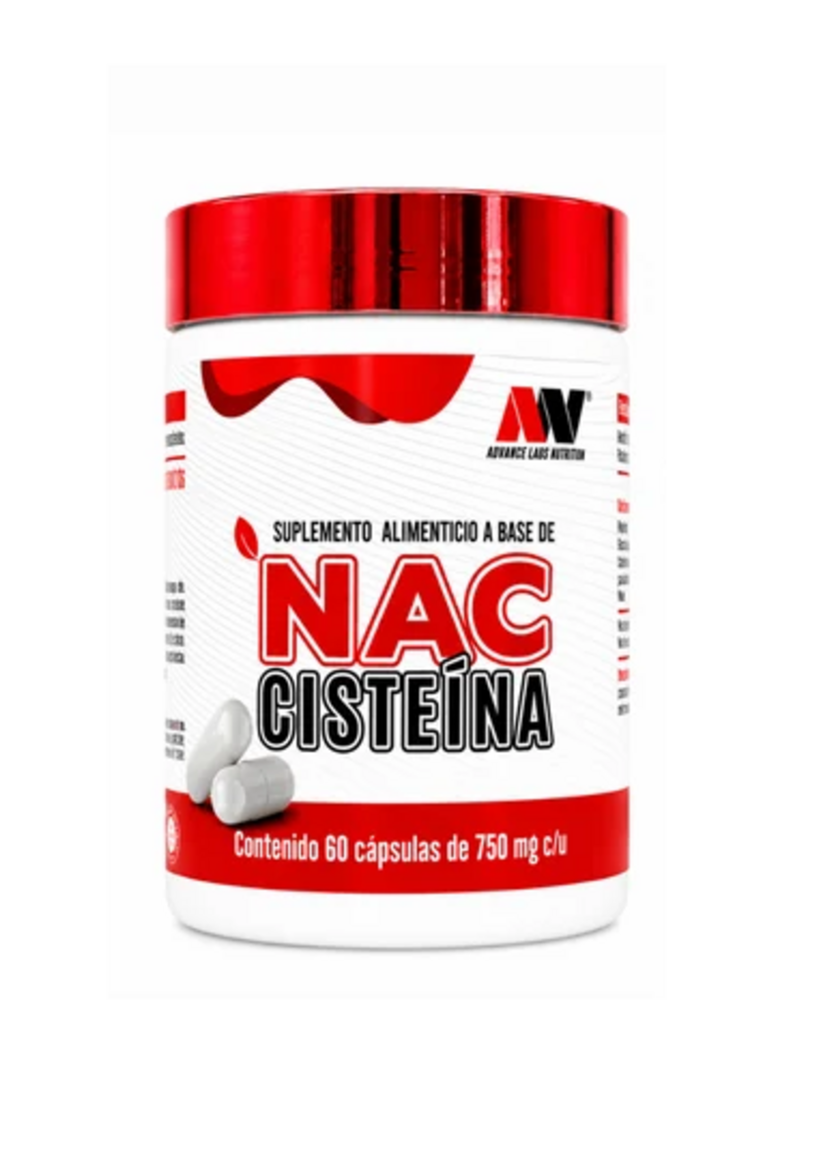 ADVANCE NUTRITION NAC Y CISTEINA ADVANCE 750MG 60 CAP