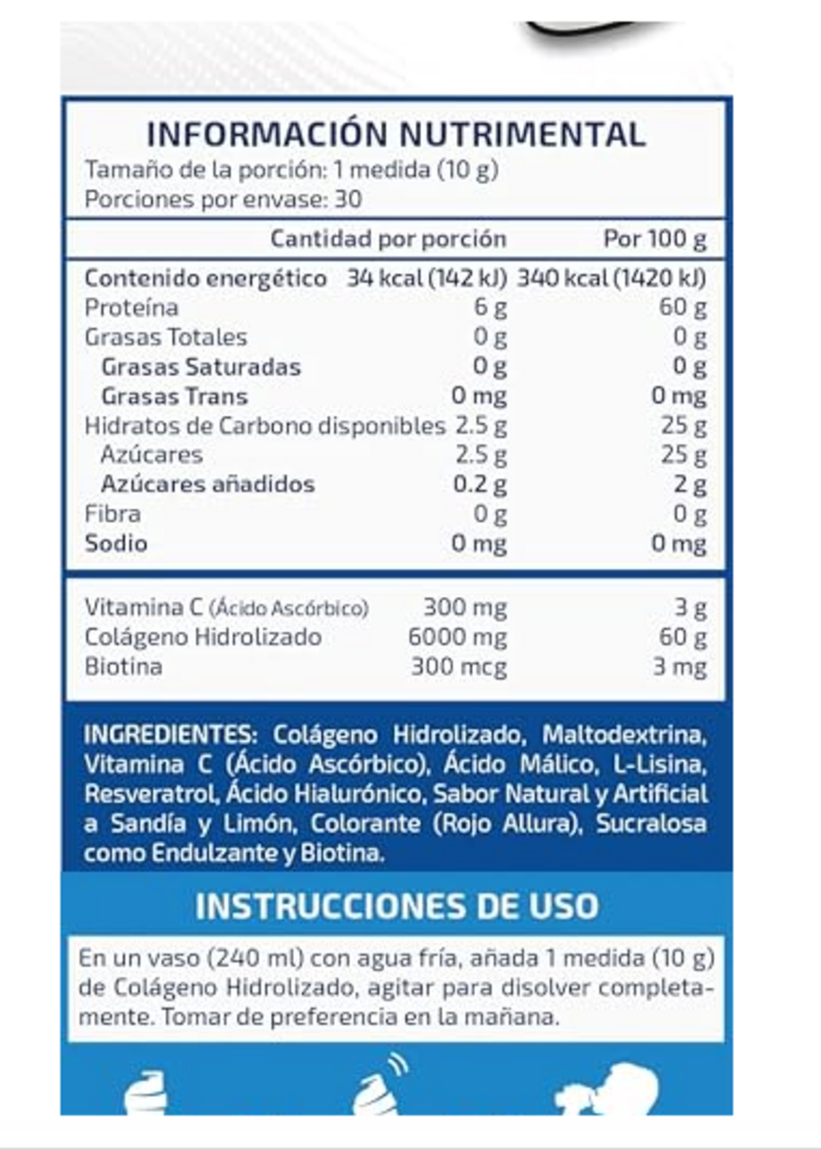 COLLAGEN PEPTIDES 300 GR NST