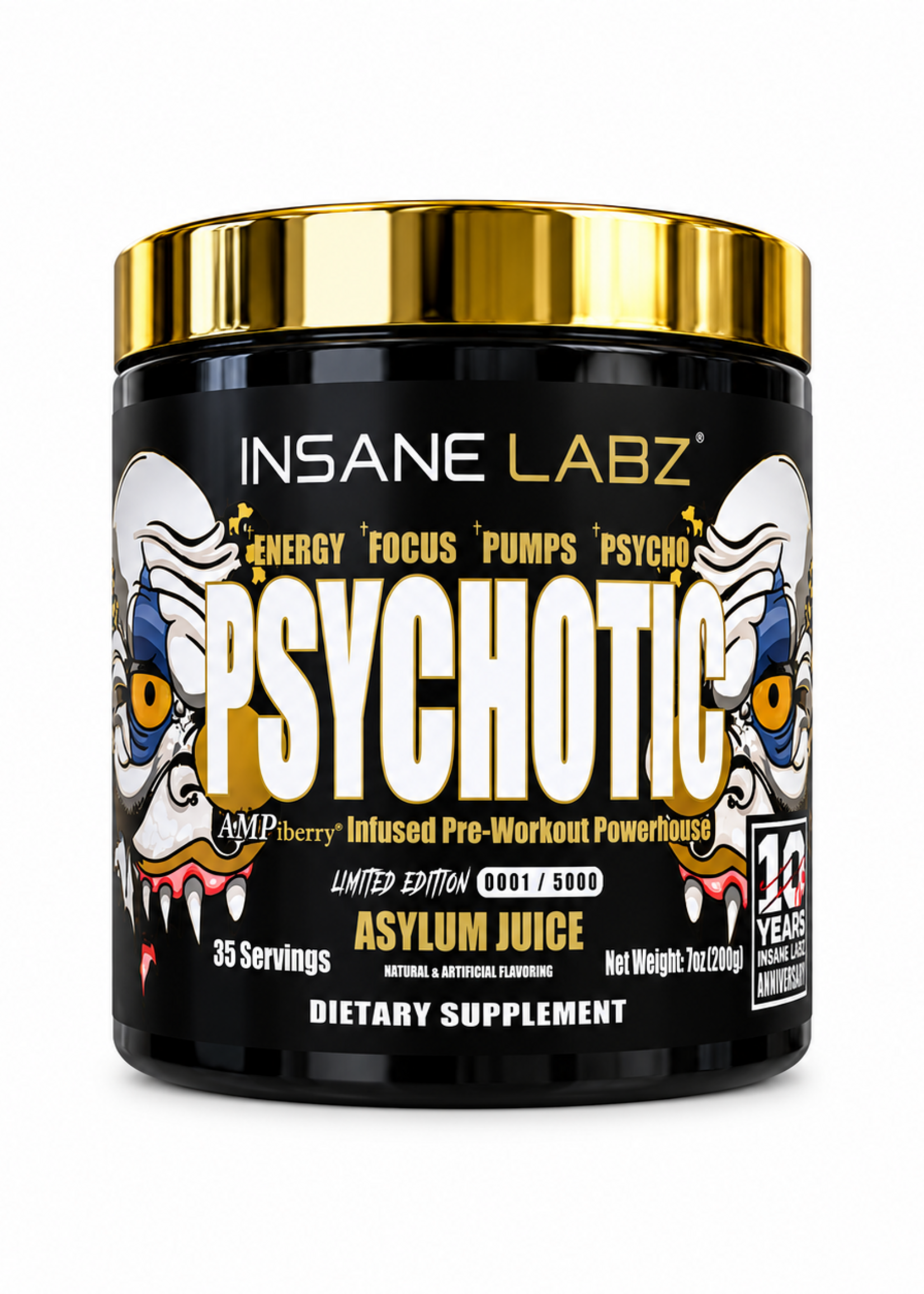 INSANE LABZ PSYCHOTIC GOLD 35 SERV