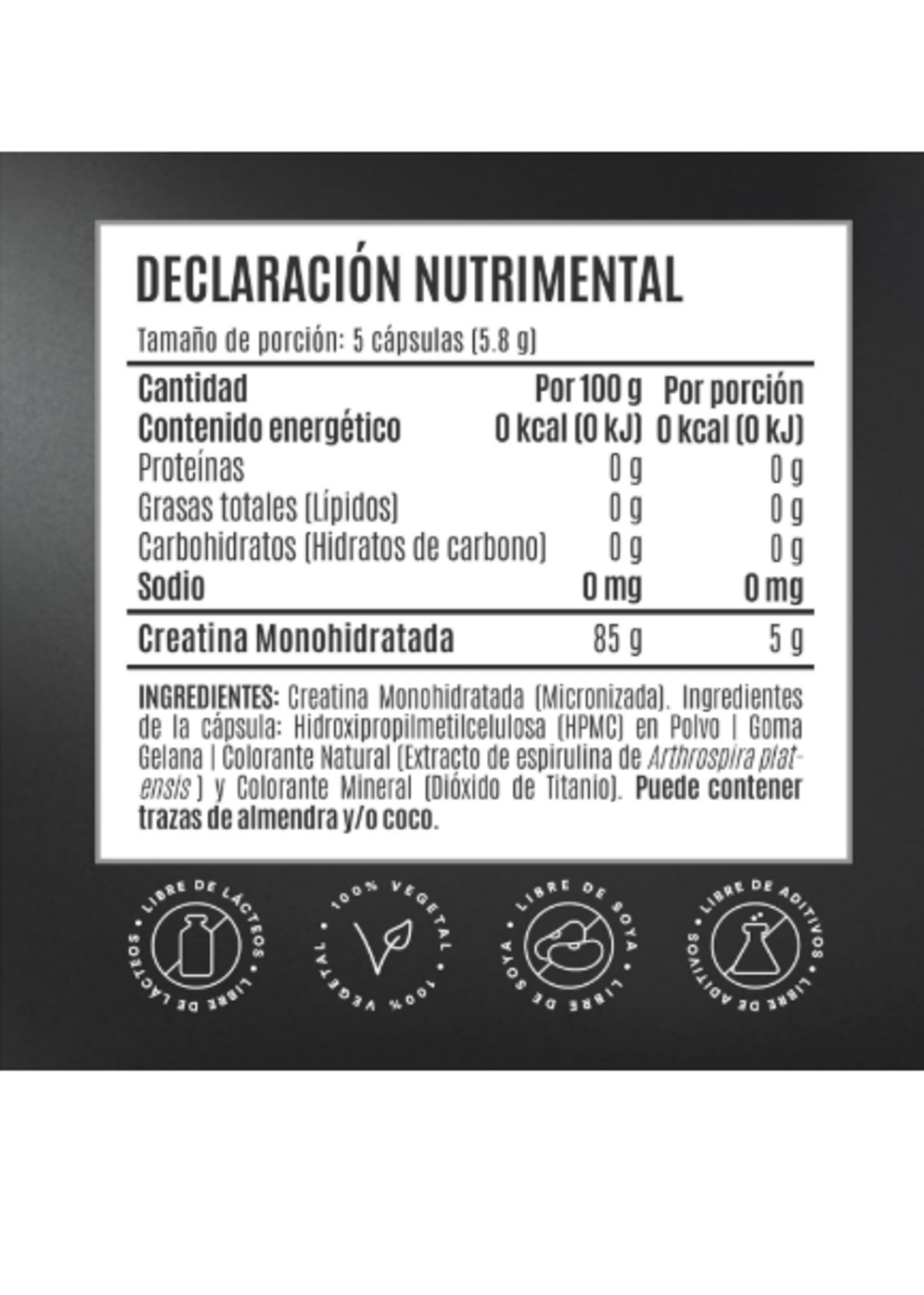 BIRDMAN CREATINA BIRDMAN 250 CAP (50 SERV)