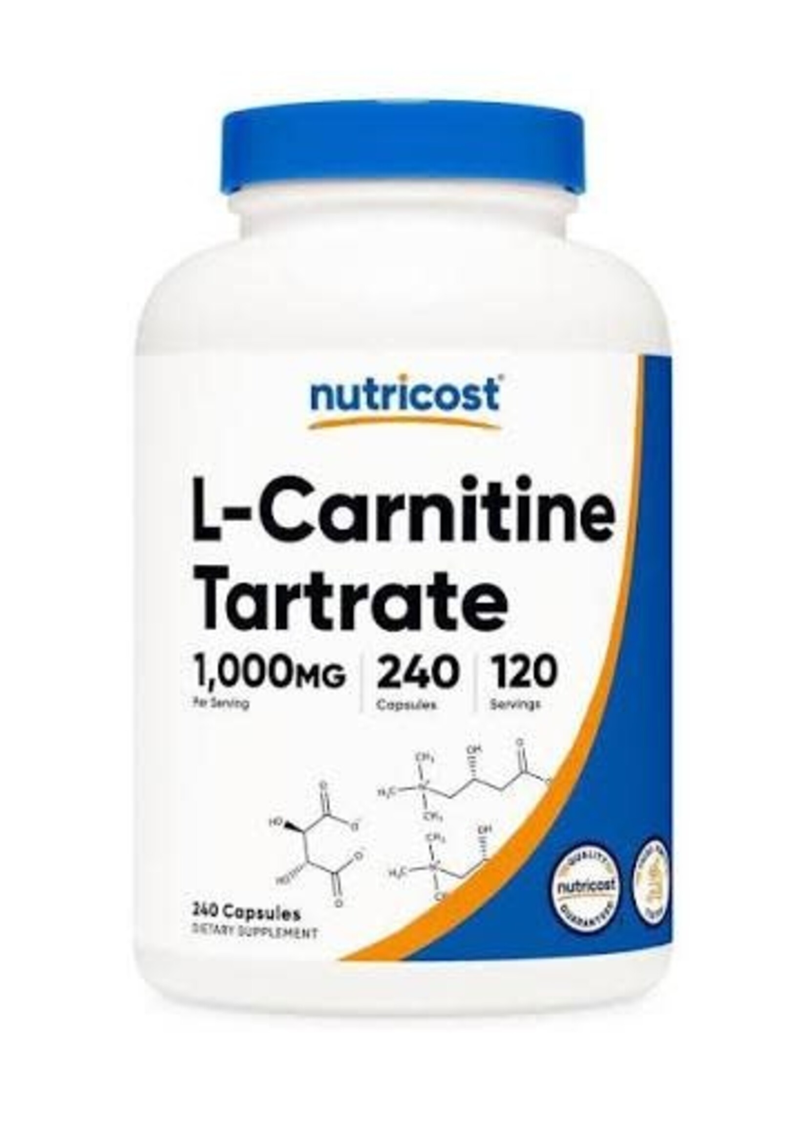 NUTRICOST CARNITINA NUTRICOST 240 CAP / 120 SV 1000 MG / TARTRATE