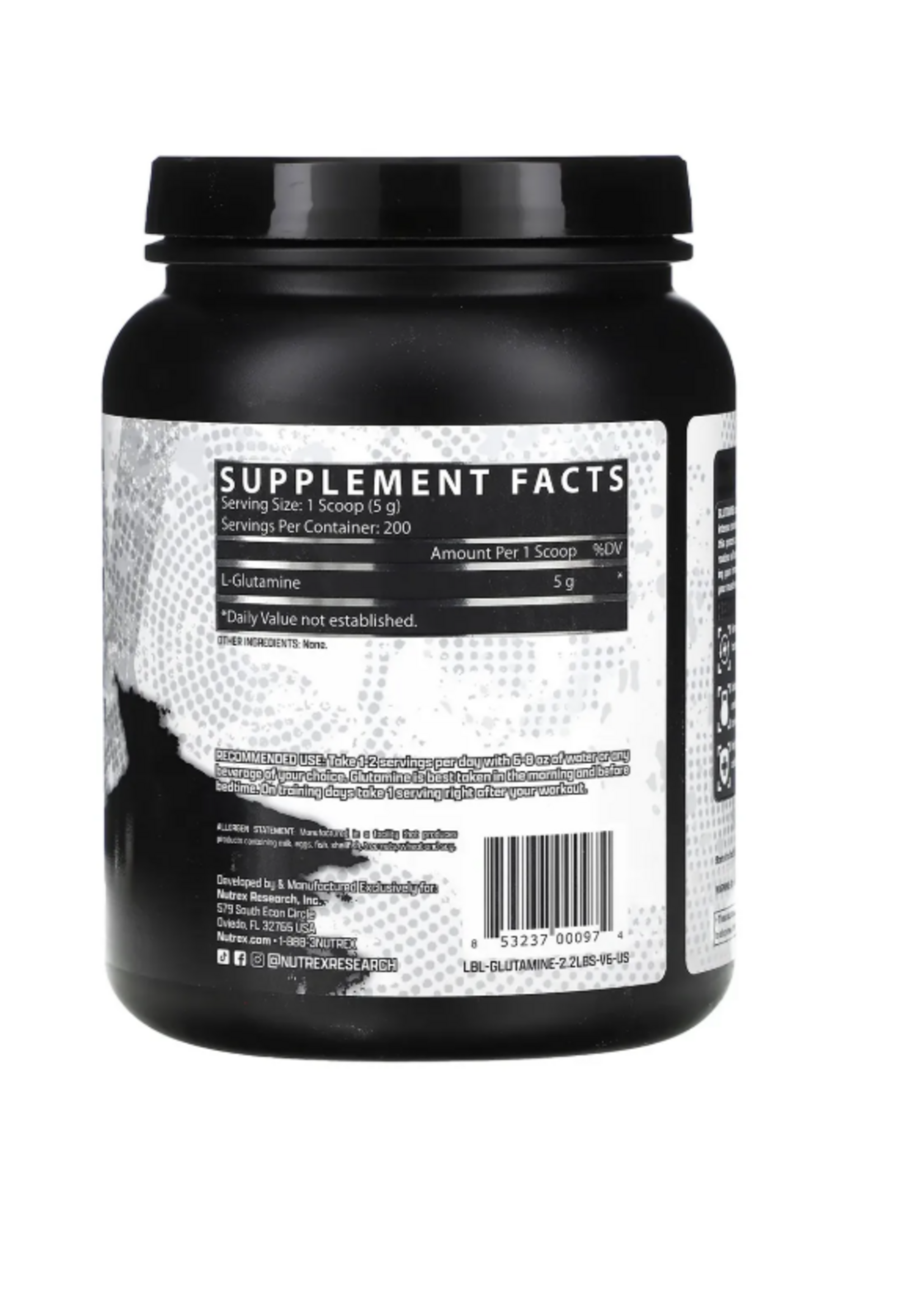 NUTREX GLUTAMINA NUTREX 200 SERV