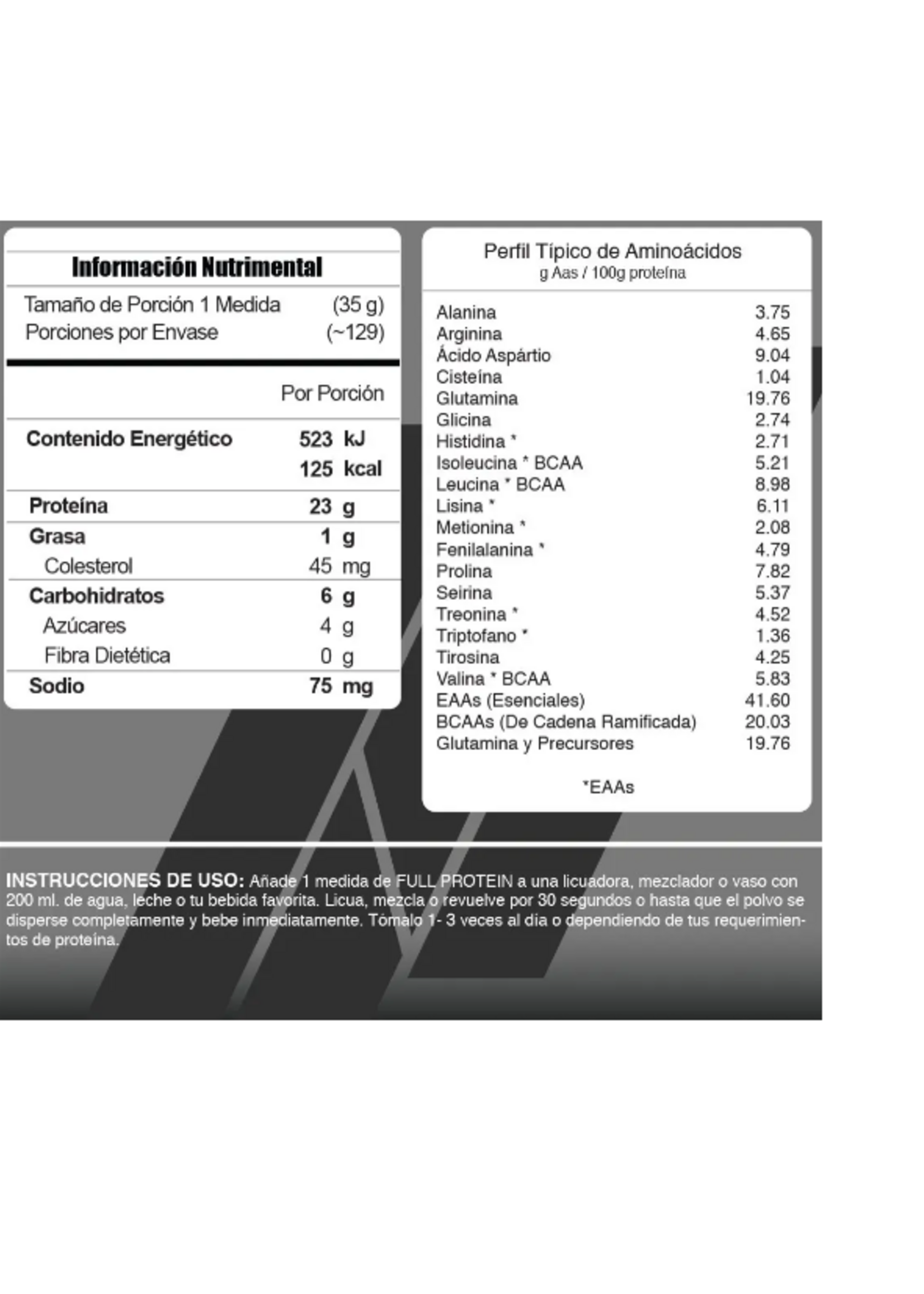META NUTRITION FULL PROTEIN 10 LBS