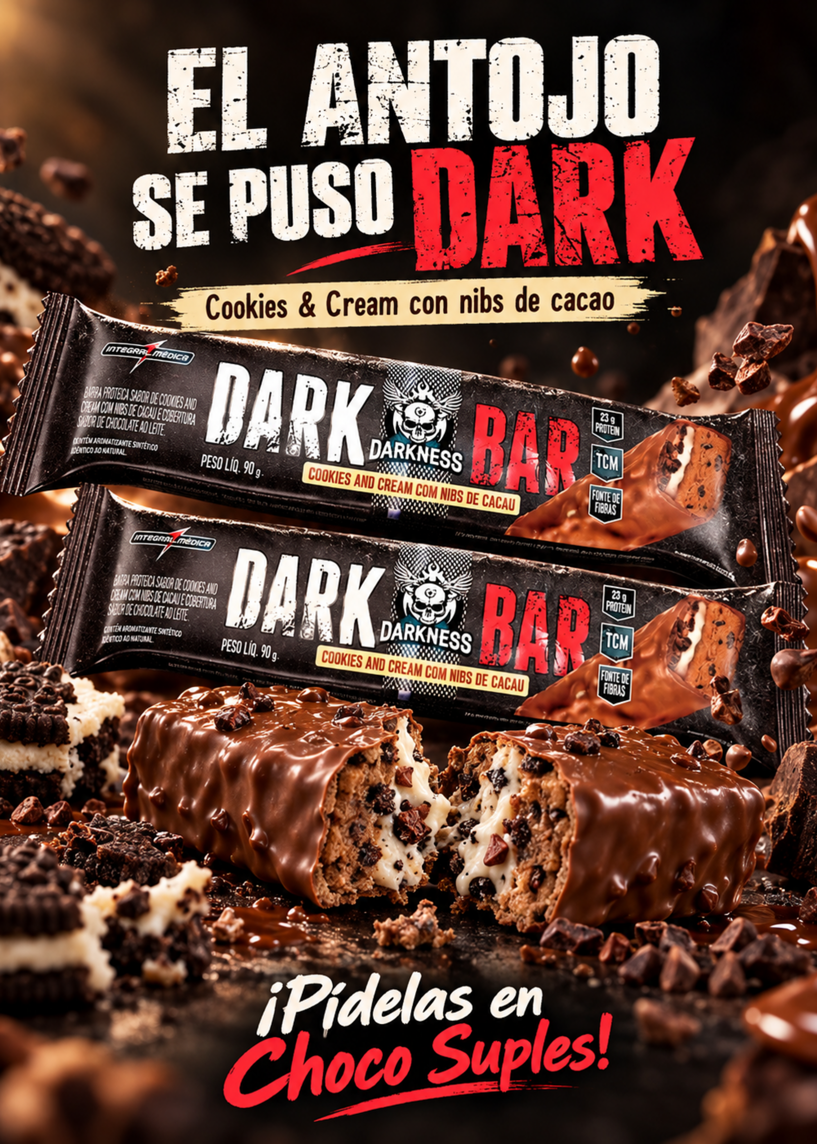 DARKNESS GALLETA DARKNESS DARK BAR