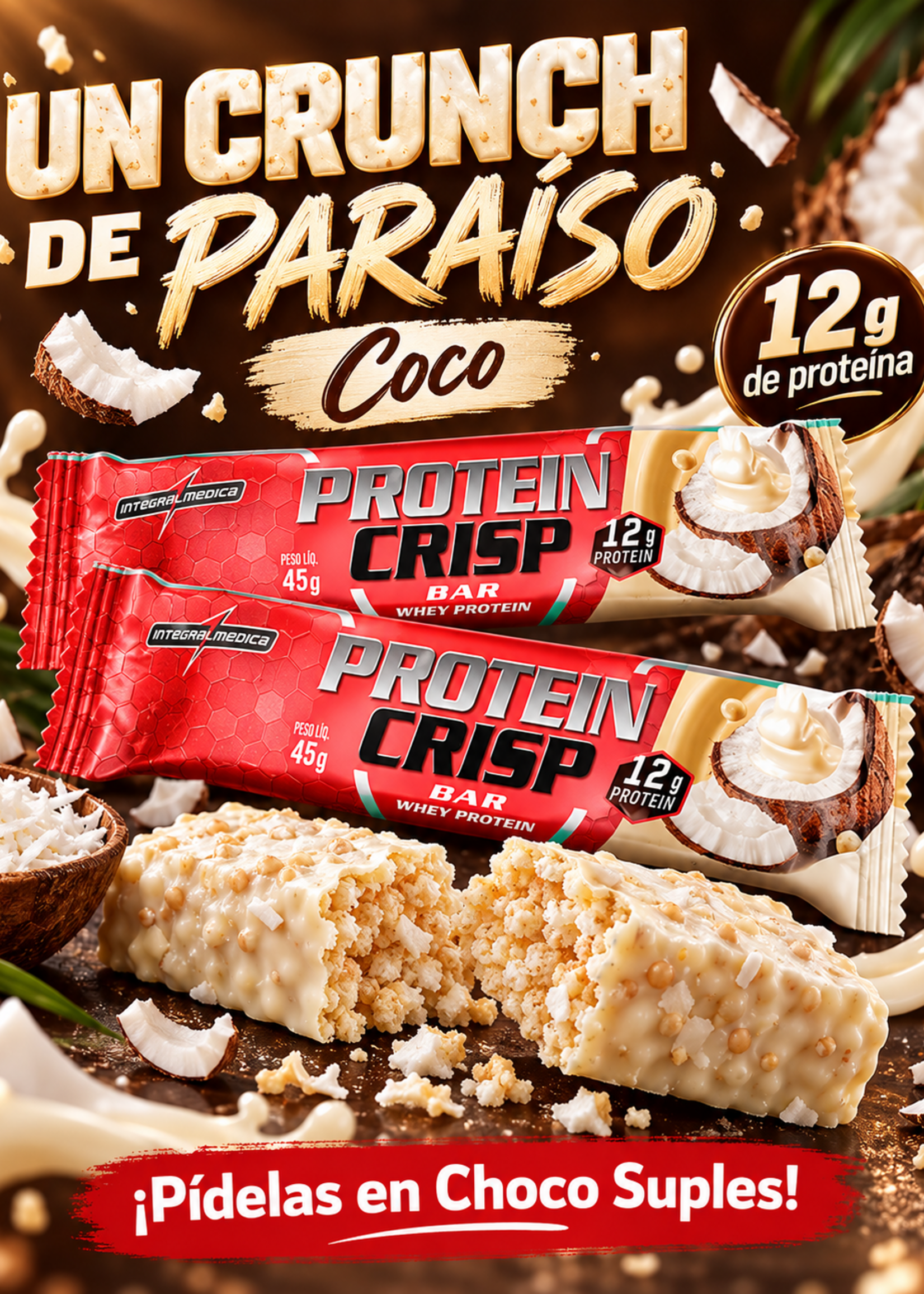 INTEGRAL MEDICA GALLETA CRISP BAR INTEGRAL MEDICA