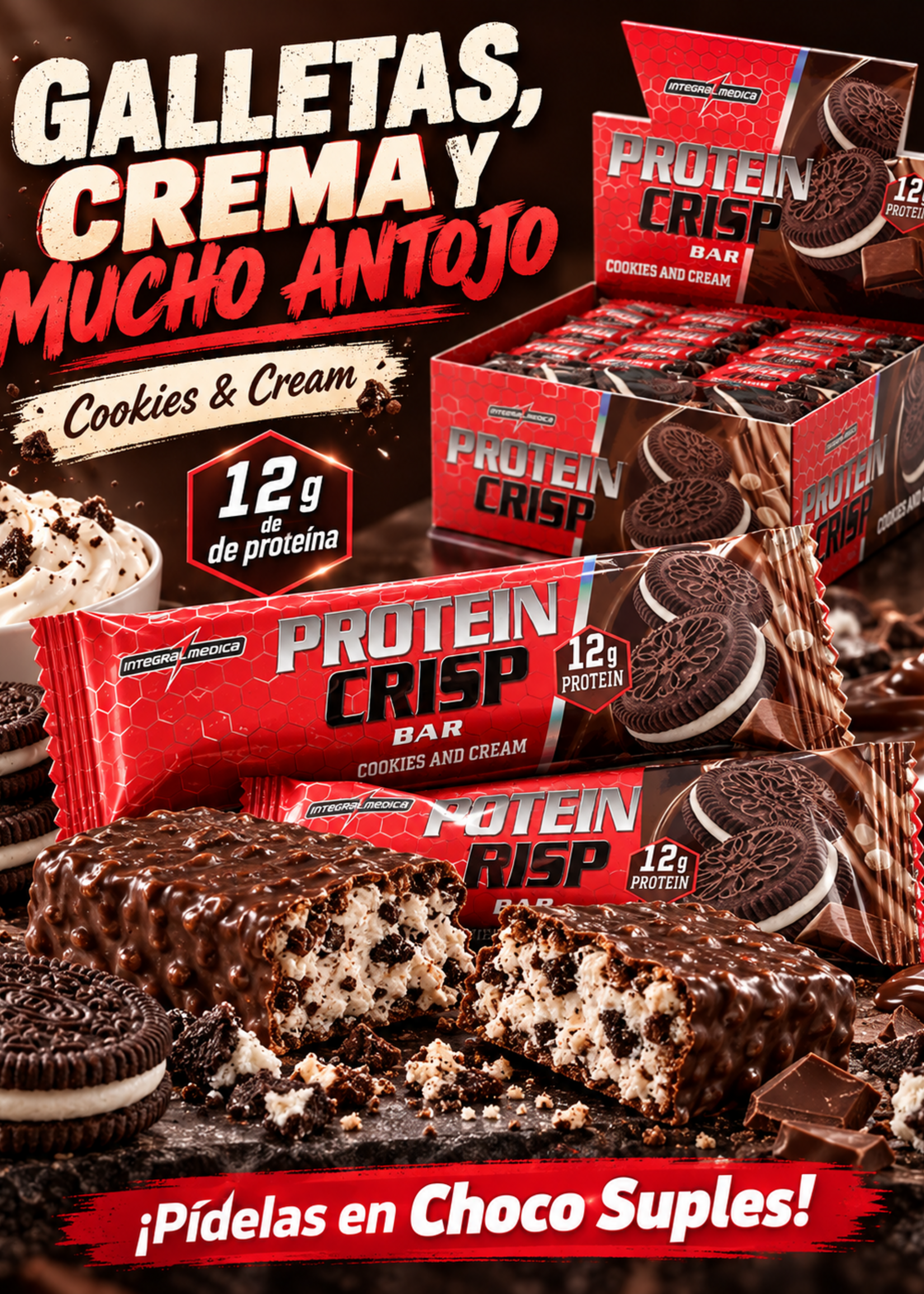 INTEGRAL MEDICA GALLETA CRISP BAR INTEGRAL MEDICA