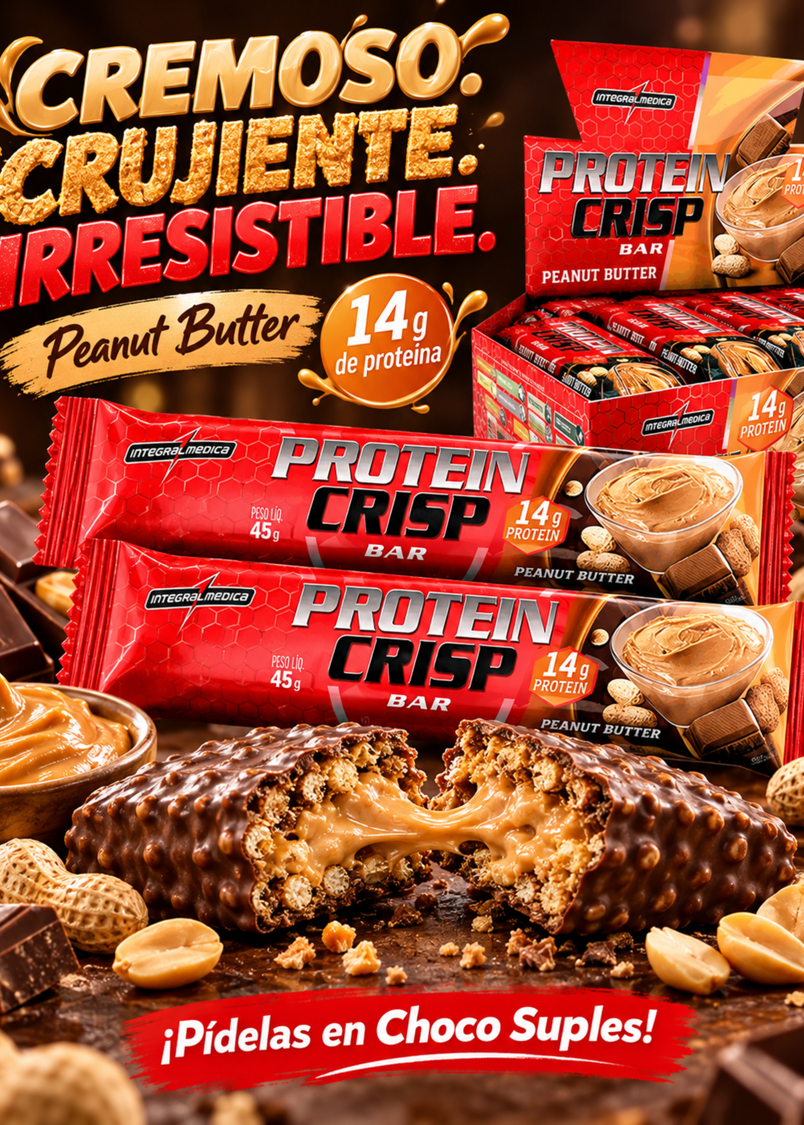 INTEGRAL MEDICA GALLETA CRISP BAR INTEGRAL MEDICA