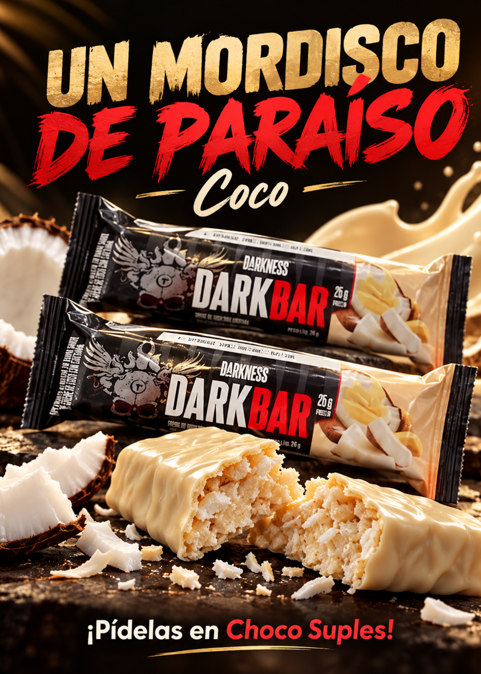 DARKNESS GALLETA DARKNESS DARK BAR