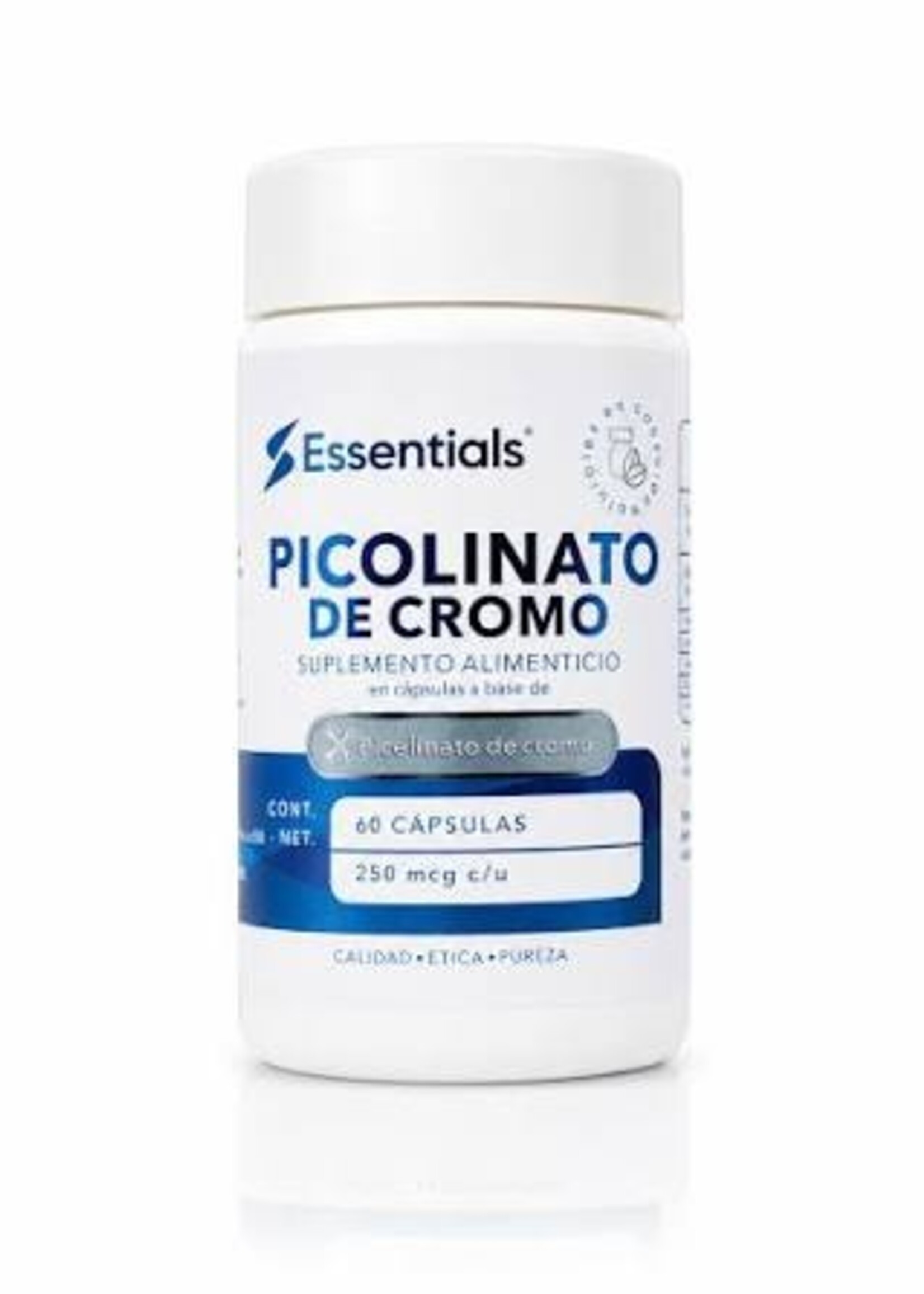 ESSENTIALS PICOLINATO DE CROMO ESSENTIALS 250 MCG 60 CAP