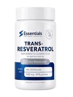 ESSENTIALS RESVERATROL ESSENTIALS 500 MG 60 CAP