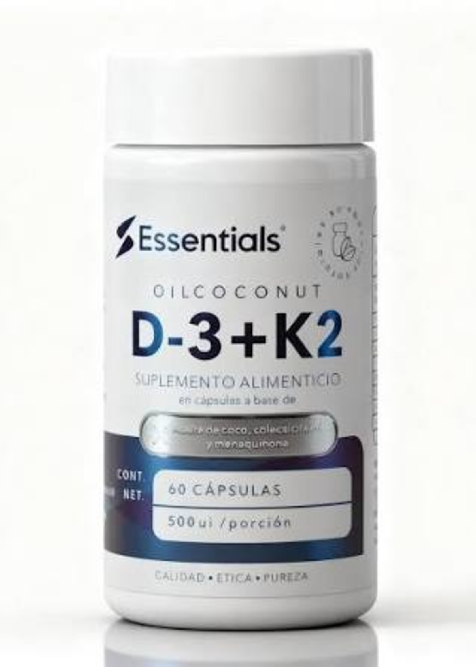 ESSENTIALS D3 + K2 ESSENTIALS 500UI 60 CAP