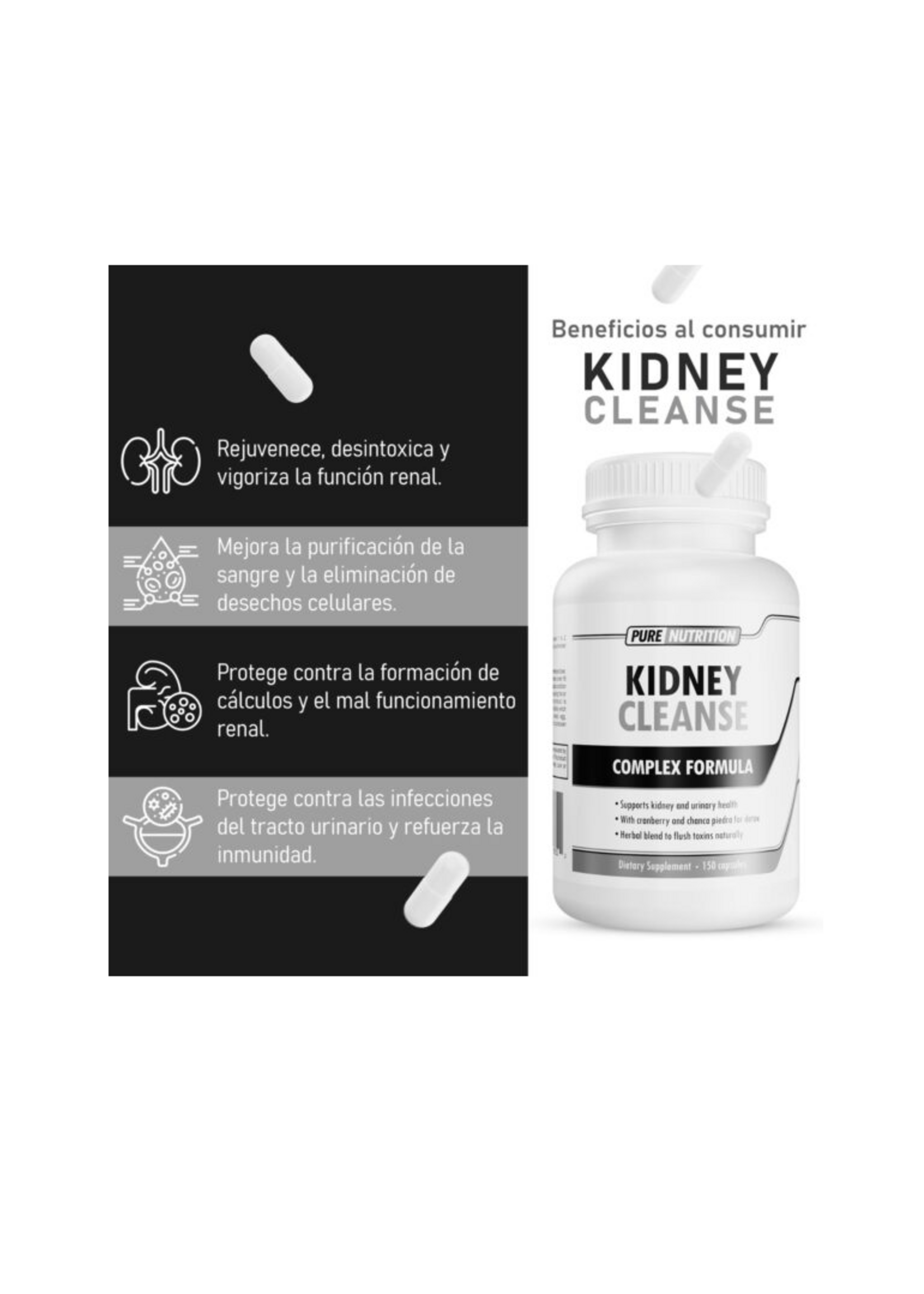 KIDNEY CLEANSE 150 SERV PURE NUTRITION