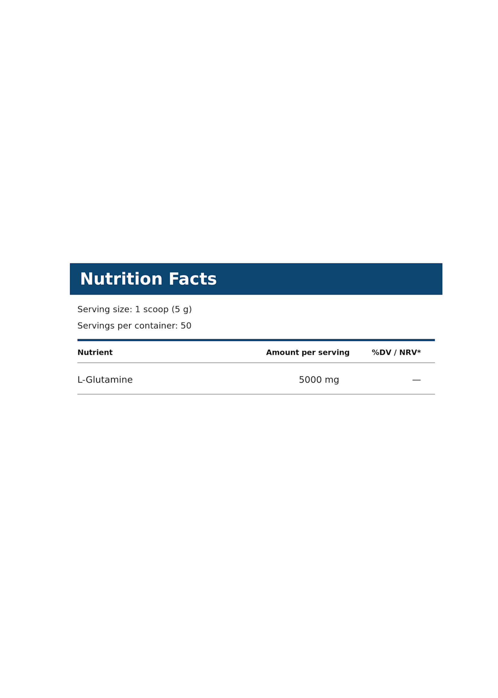 APPLIED NUTRITION L - GLUTAMINA MICRONIZED APPLIED NUTRITION 50 SERV