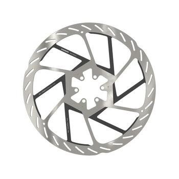 BRAKE PART SRAM DISC ROTOR 200 HS2 6B ROUNDED w/STL BOLTS SL/BK
