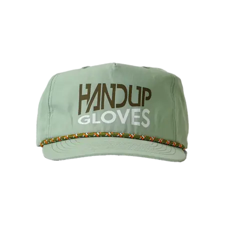 Handup Pinch Front Rope Hat - Stacked Diagonal Logo