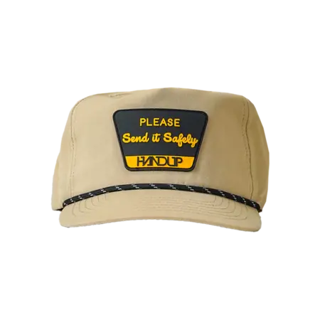 Handup Pinch Front Rope Hat - Send It Safely