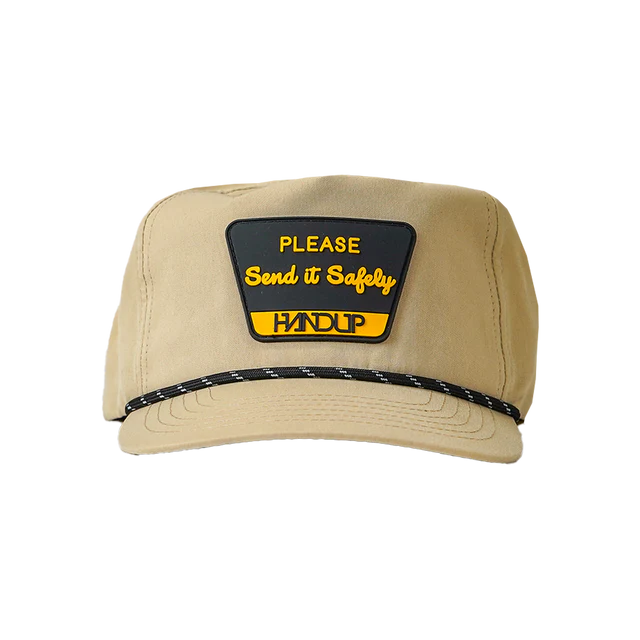 Handup Pinch Front Rope Hat - Send It Safely
