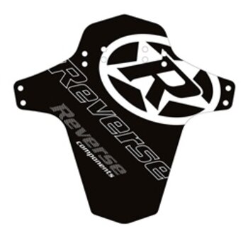 Reverse Mudfender, Logo, Black/White NLS