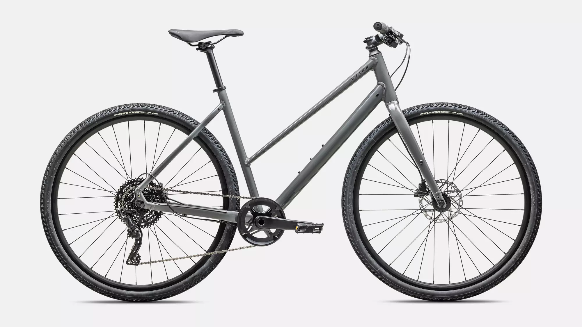 Specialized SIRRUS X 3.0 ST Gloss Ashen Grey / Black Liquid Metal Reflective S