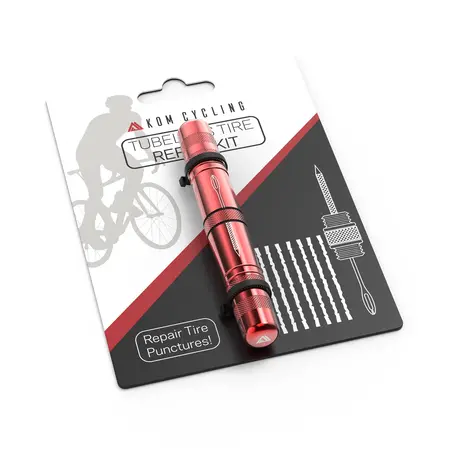 KOM Cycling Tire Repair Tool - Red