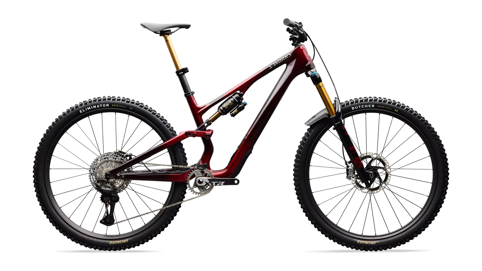STUMPJUMPER 15 EVO SWORKS DI2 GLOSS SOLIDITY METALLIC / BORDEAUX METALLIC / BRUSHED CHROME S4