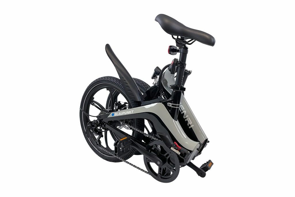 BLAUPUNKT HENRI ELECTRIC FOLDING BIKE 350 WATT SILVER/BLACK