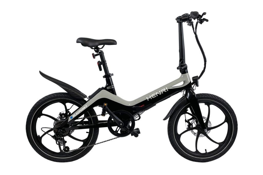 BLAUPUNKT HENRI ELECTRIC FOLDING BIKE 350 WATT SILVER/BLACK