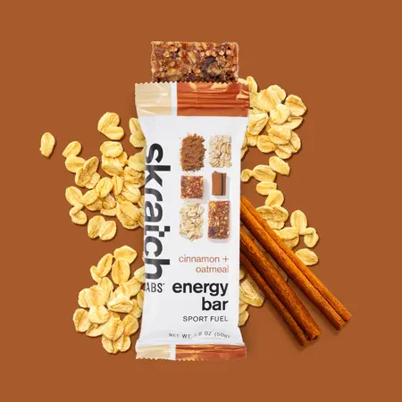 Energy Bar Sport Fuel: Cinnamon + Oatmeal, 50g Bar