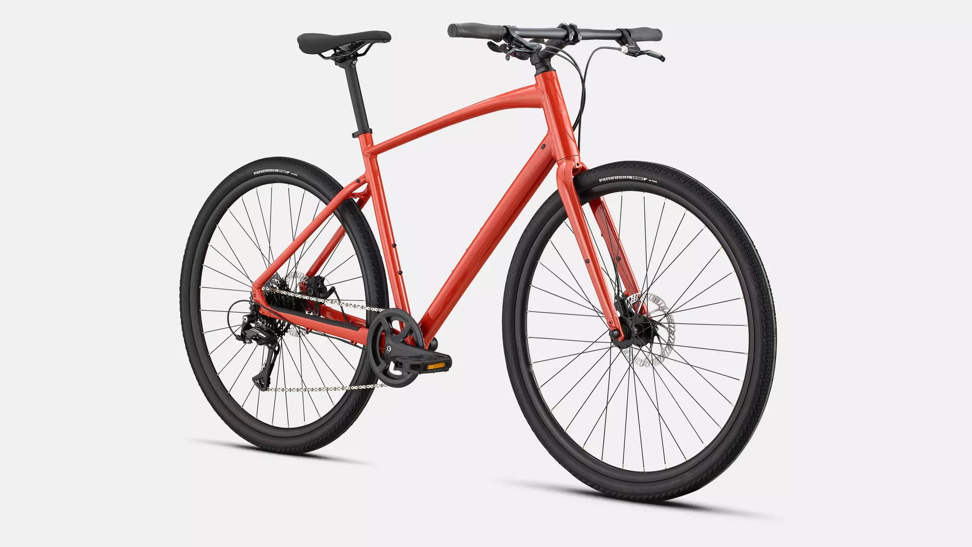 SPECIALIZED SIRRUS X 1.0 KM Gloss Deep Orange / Redwood Reflective S