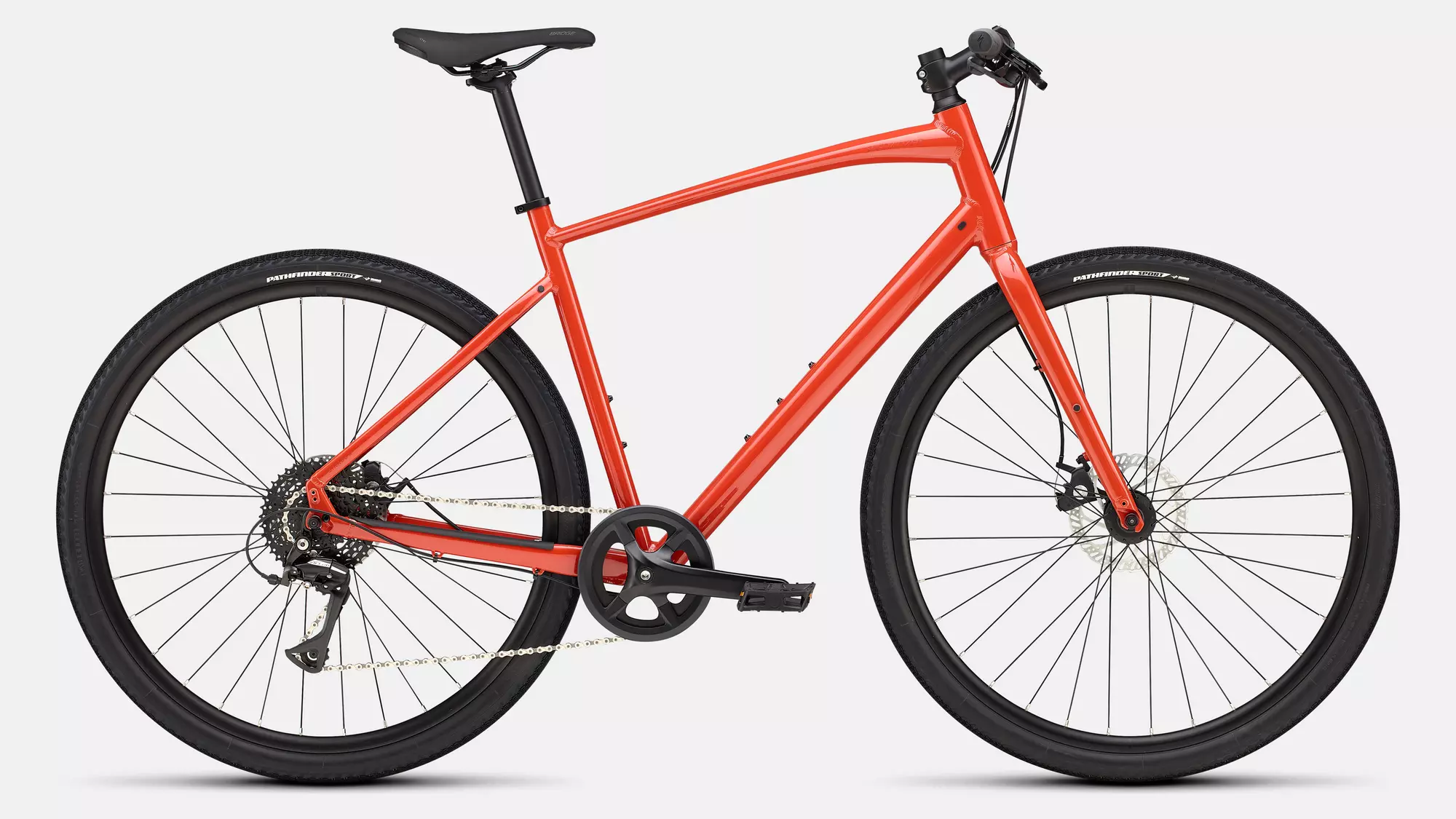 SPECIALIZED SIRRUS X 1.0 KM Gloss Deep Orange / Redwood Reflective S