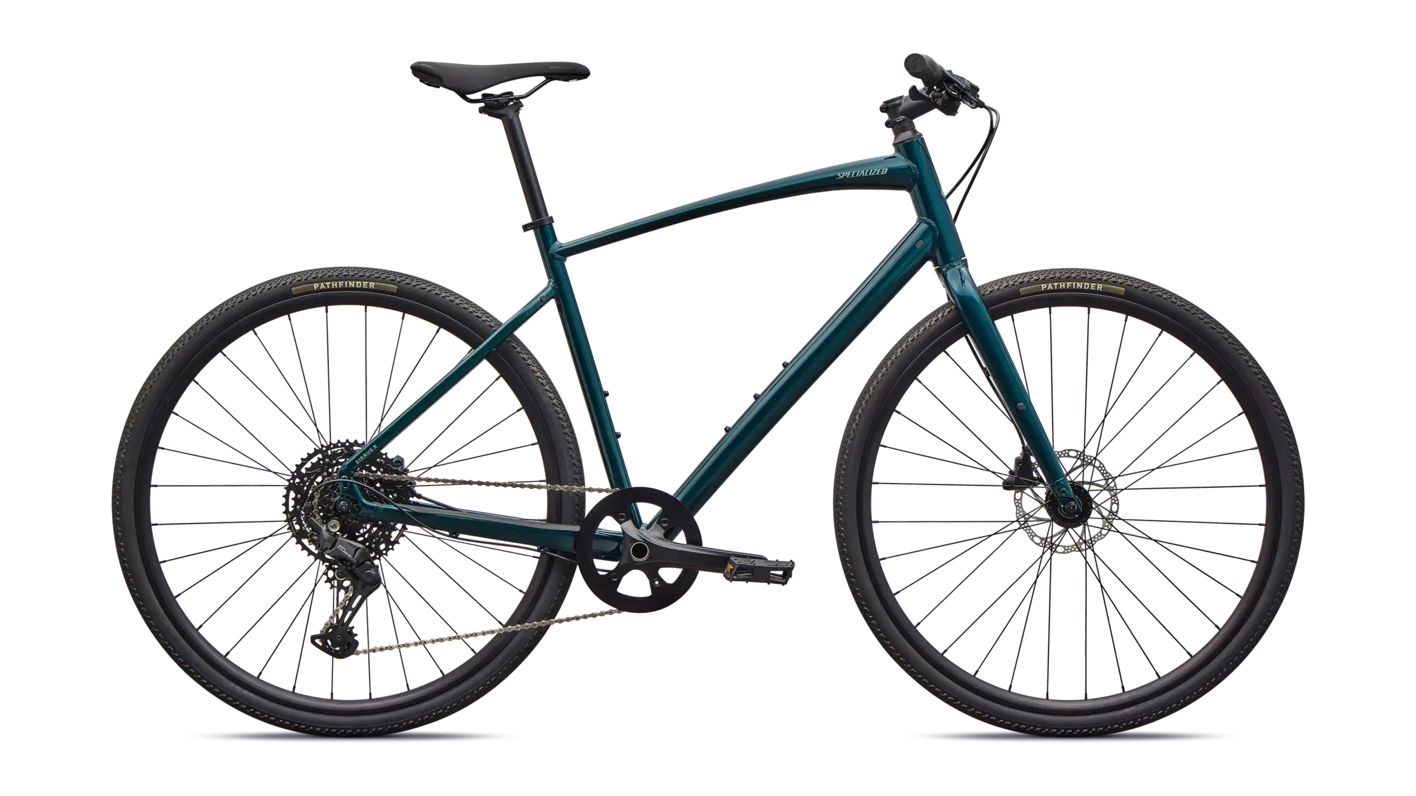 SPECIALIZED SIRRUS X 3.0 GLOSS EMERALD METALLIC / FJORD METALLIC FROST REFLECTIVE S