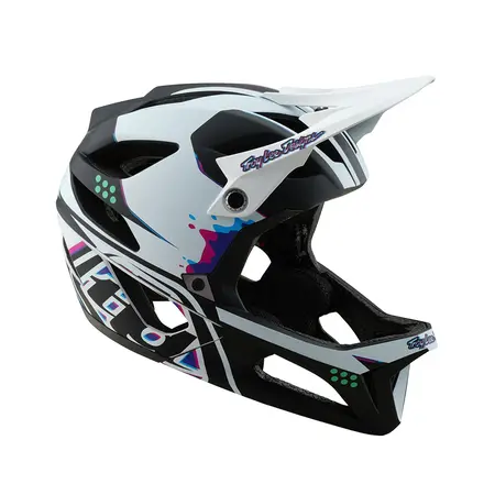 TROY LEE STAGE HELMET; TROOPER WHITE XS/SM
