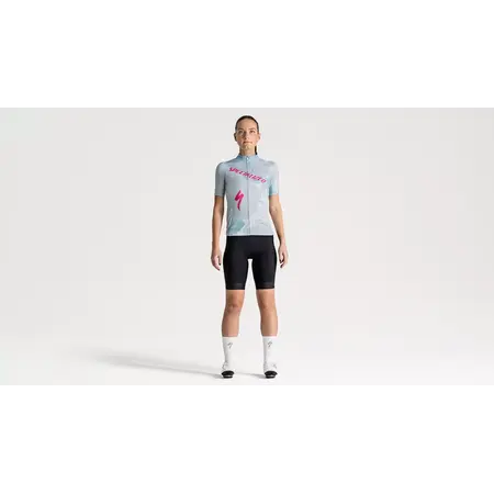 SBC FOUNDATION GRAPHIC JERSEY SS WMN Sea Foam/Rebel Pink Focal M