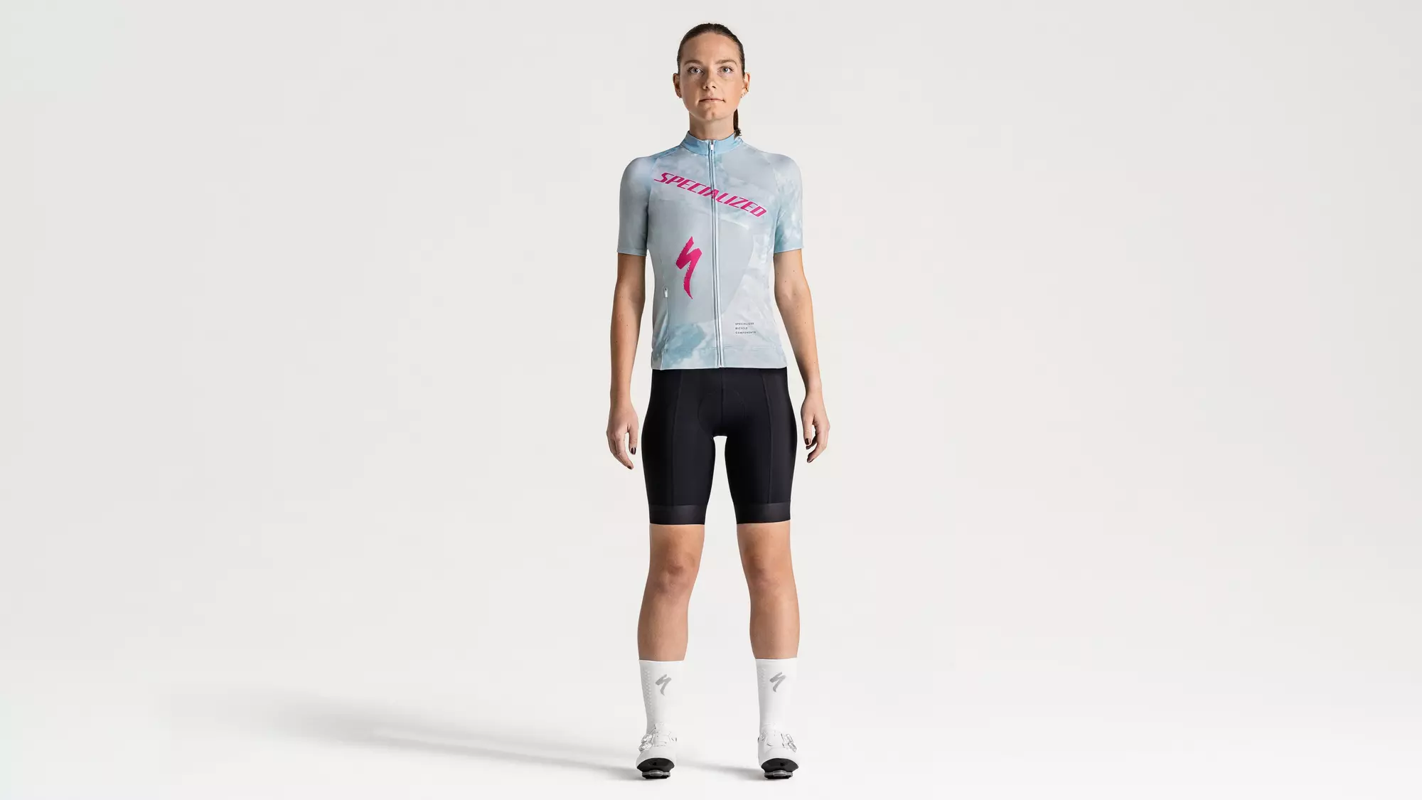 SBC FOUNDATION GRAPHIC JERSEY SS WMN Sea Foam/Rebel Pink Focal XS