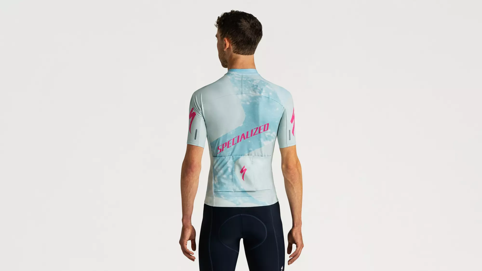 SBC FOUNDATION GRAPHIC JERSEY SS MEN Sea Foam/Rebel Pink Focal S