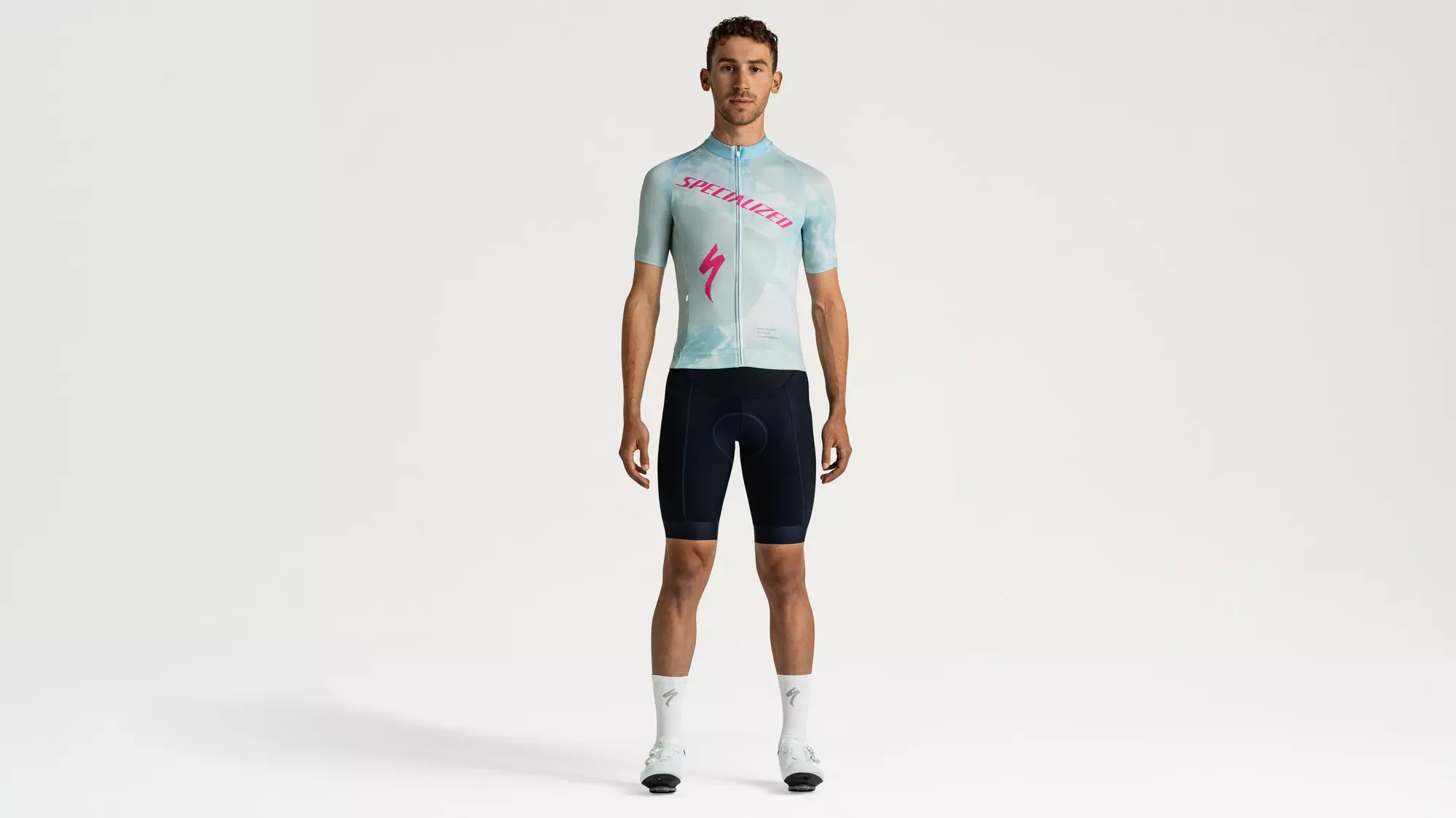 SBC FOUNDATION GRAPHIC JERSEY SS MEN Sea Foam/Rebel Pink Focal S