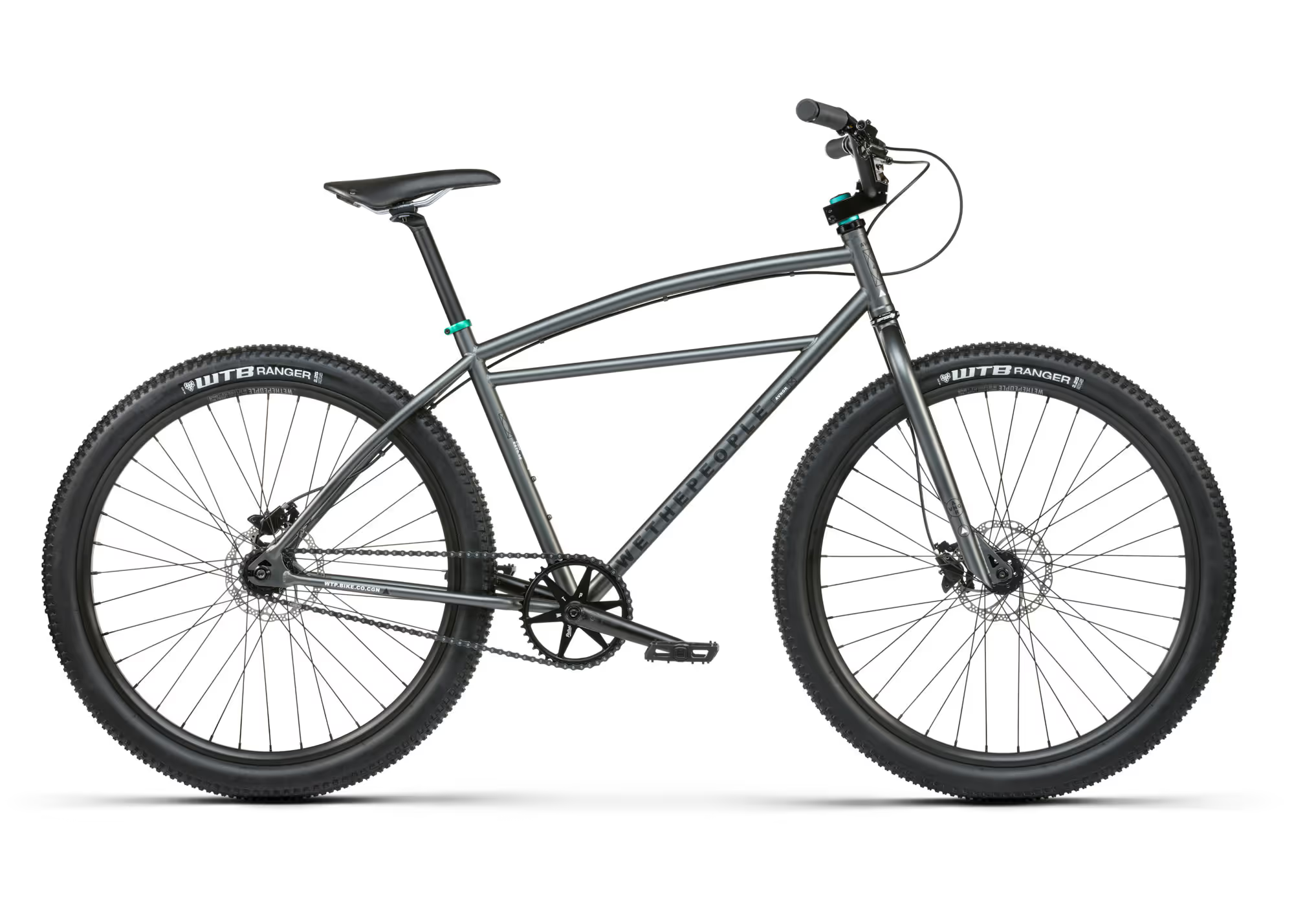 We The People, Avenger, BMX, 27.5'', Charcoal Grey, U