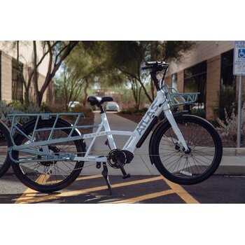 Serfas Atlas 750W Step Thru - White/Aqua