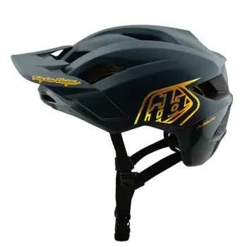 TROY LEE FLOWLINE SE HELMET; BADGE LIGHT GRAY / CHARCOAL XS/SM