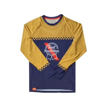 Long Sleeve VenTop Jersey -  Pabst Navy/Gold M